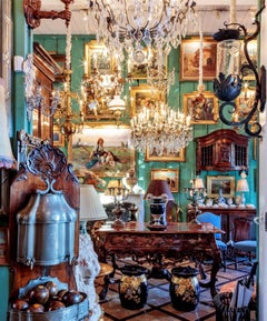 Large Charles X 32-Light Crystal Chandelier ceiling light pendant antique LA CA