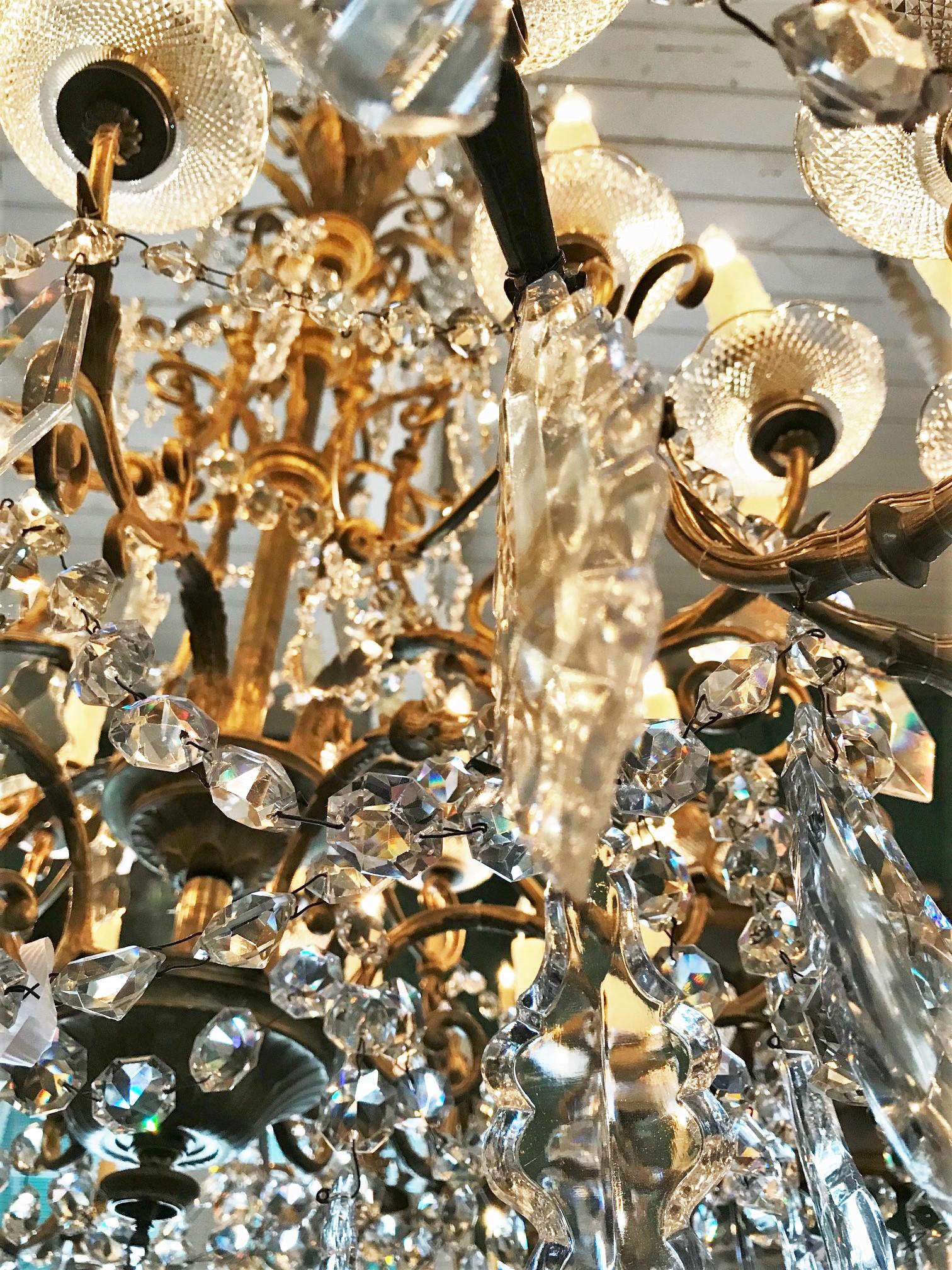 lampadario vetro soffiato antico