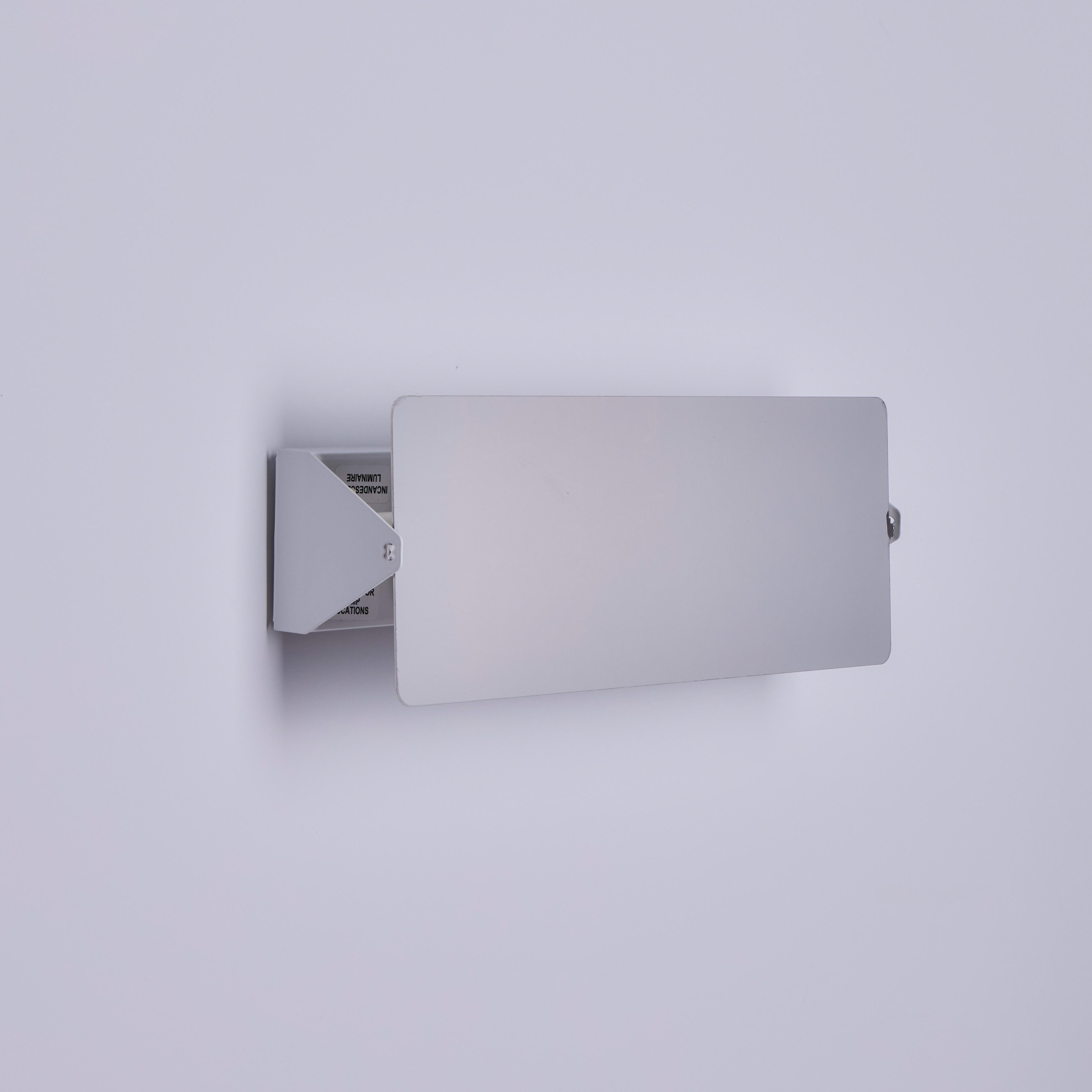 Mid-Century Modern Large Charlotte Perriand 'Applique À Volet Pivotant Double' Mirrored Wall Light For Sale