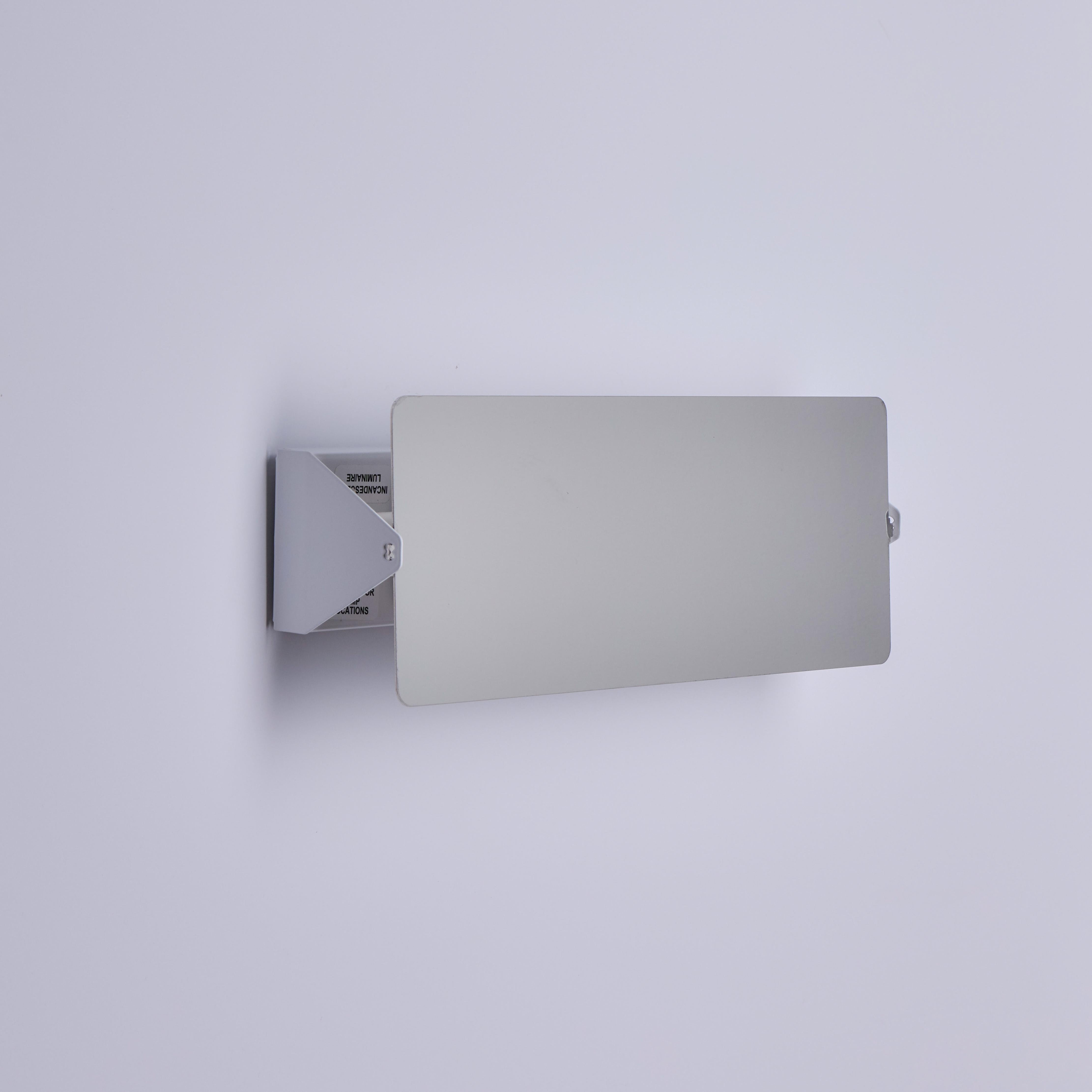 French Large Charlotte Perriand 'Applique À Volet Pivotant Double' Mirrored Wall Light For Sale