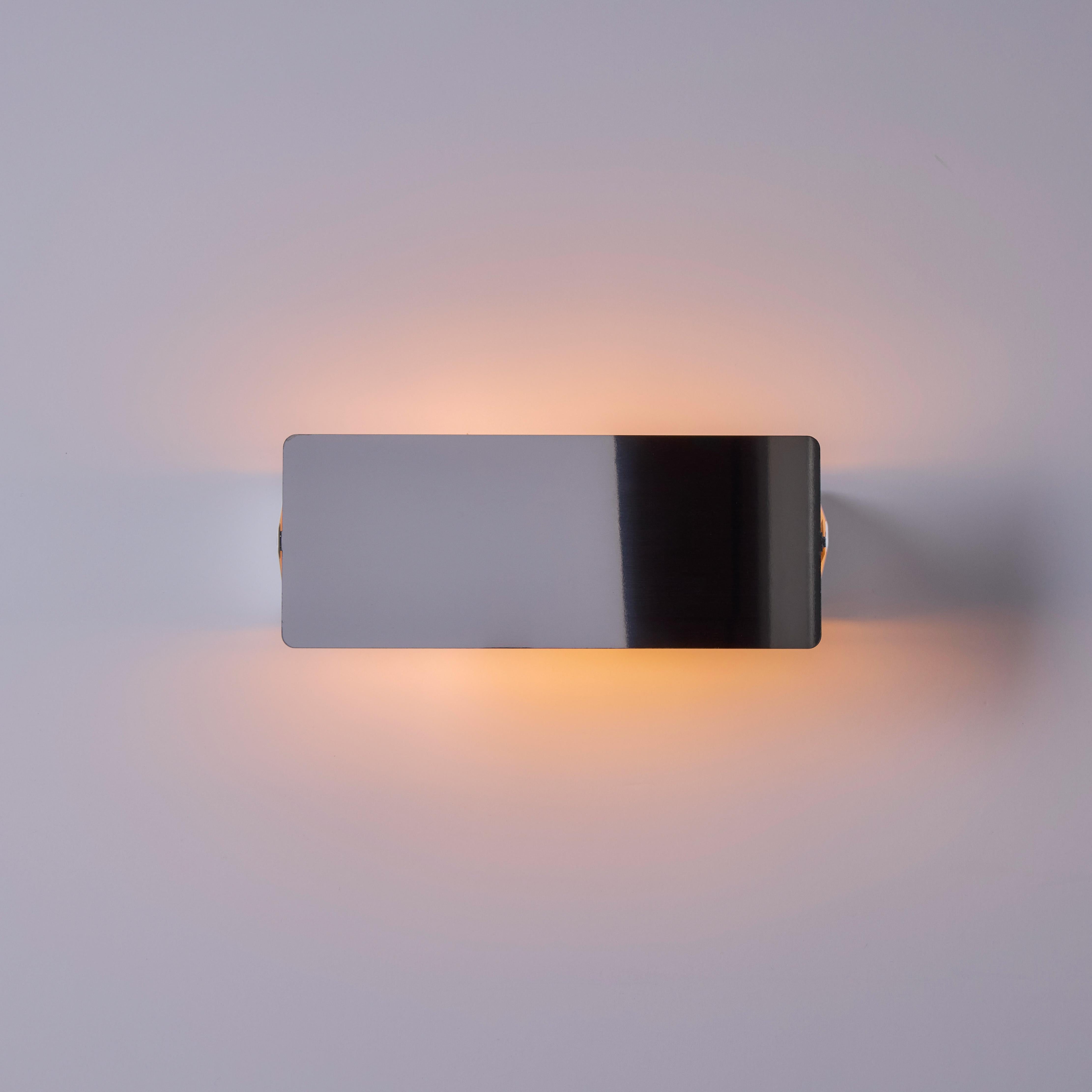 Large Charlotte Perriand 'Applique À Volet Pivotant Double' Mirrored Wall Light For Sale 1