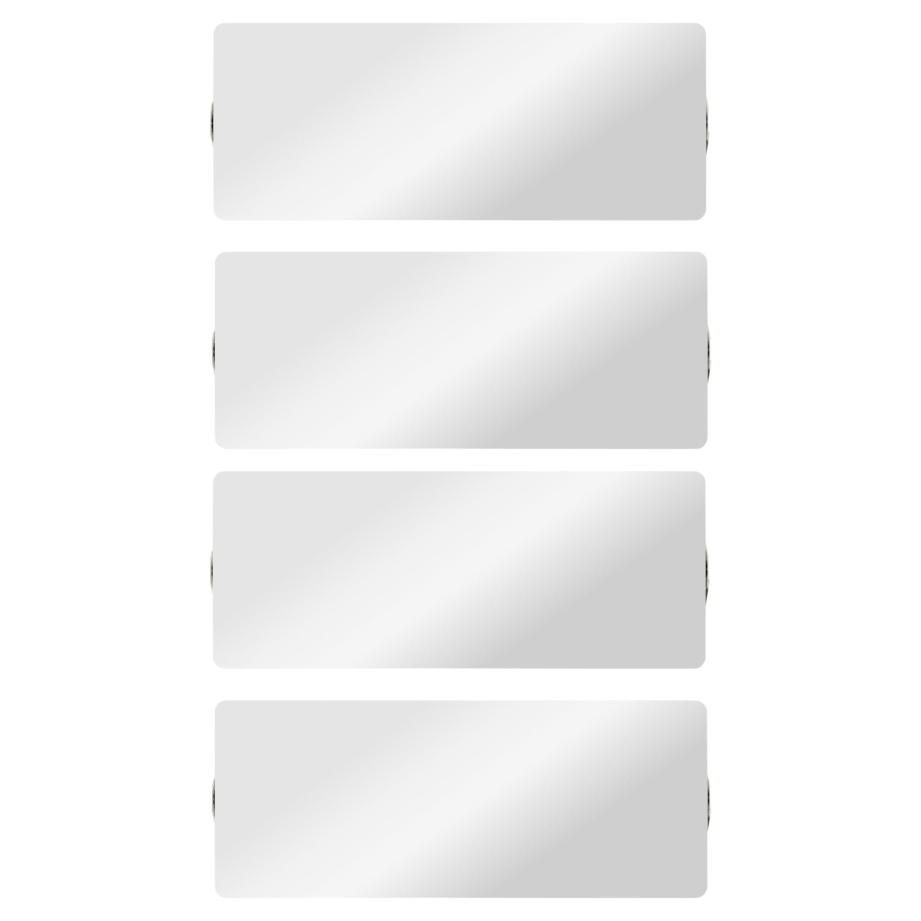 Large Charlotte Perriand 'Applique À Volet Pivotant Double' Mirrored Wall Light