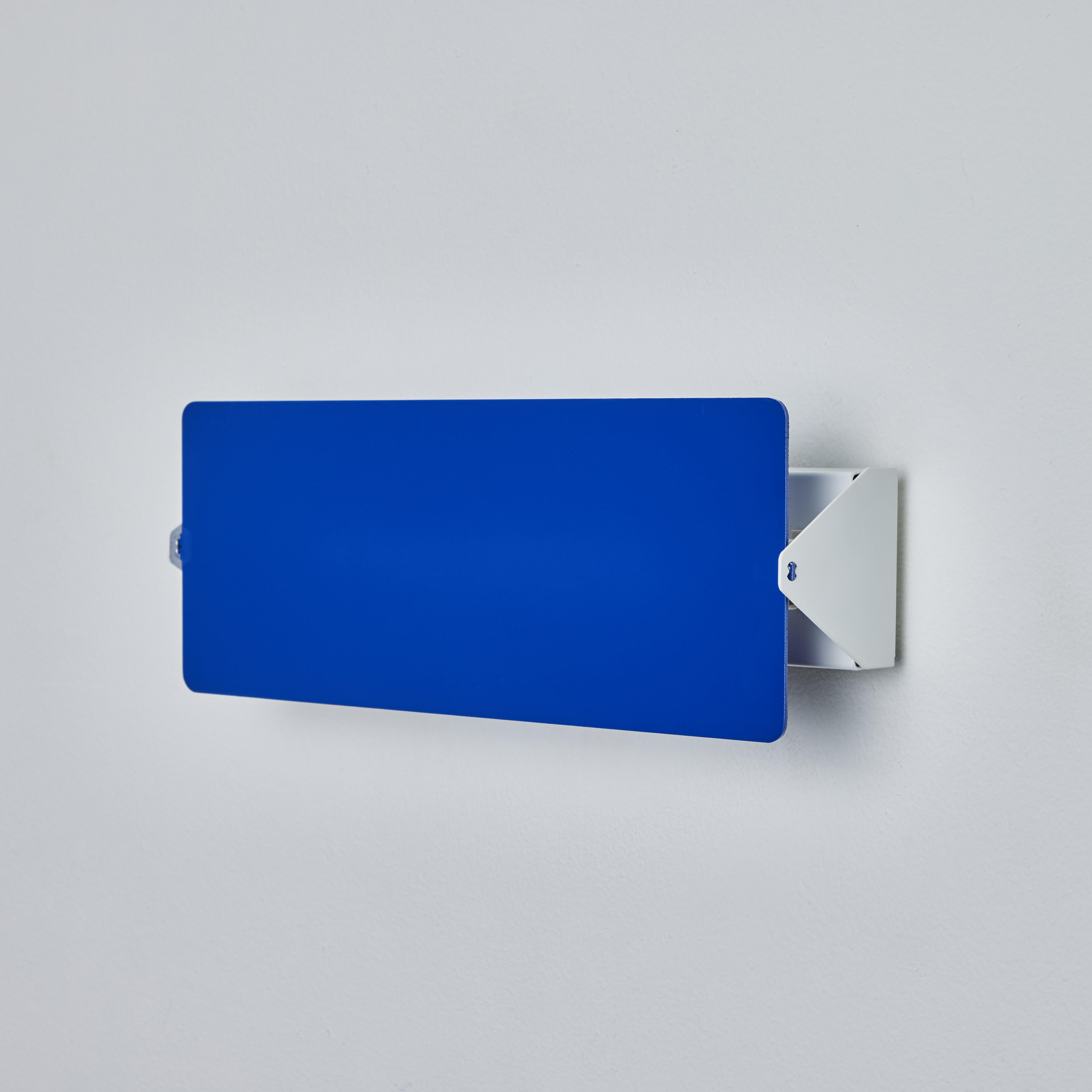 Large Charlotte Perriand 'Applique À Volet Pivotant Double' Wall Light in Blue For Sale 7