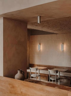 Lampada da parete grande Charlotte Perriand 'Applique À Volet Pivotant Double' in bianco