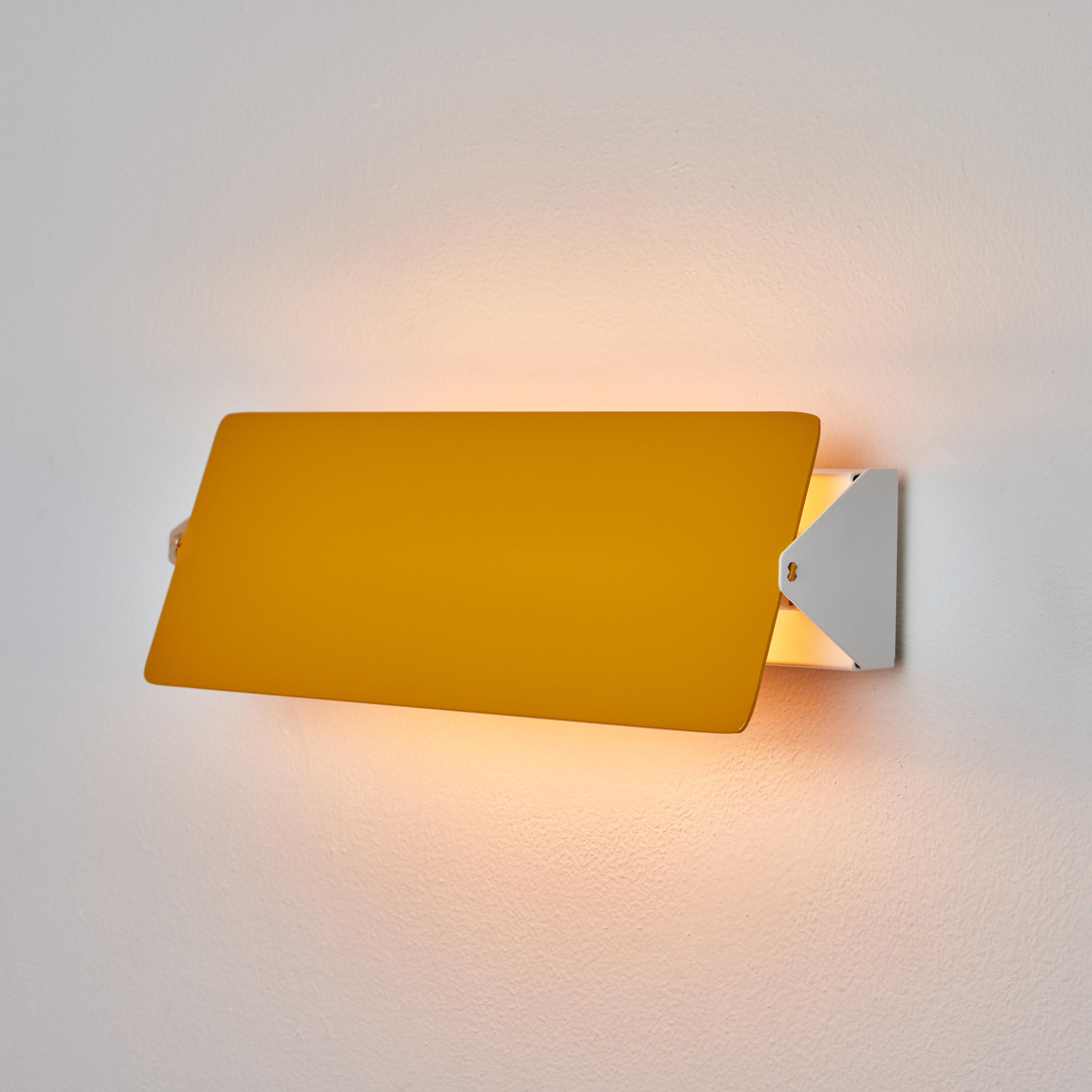 Large Charlotte Perriand 'Applique À Volet Pivotant Double' Yellow Wall Light For Sale 5