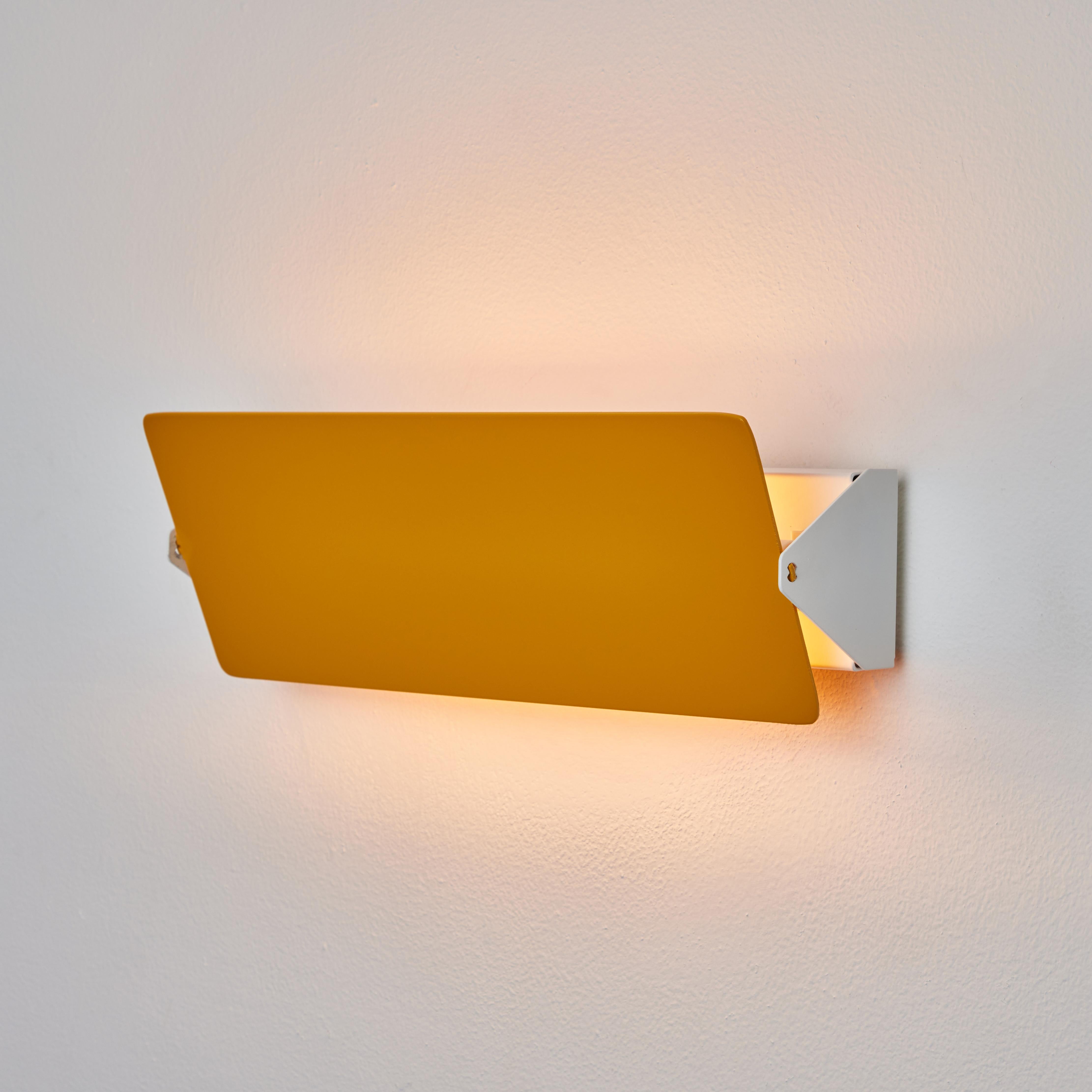 Large Charlotte Perriand 'Applique À Volet Pivotant Double' Yellow Wall Light For Sale 6
