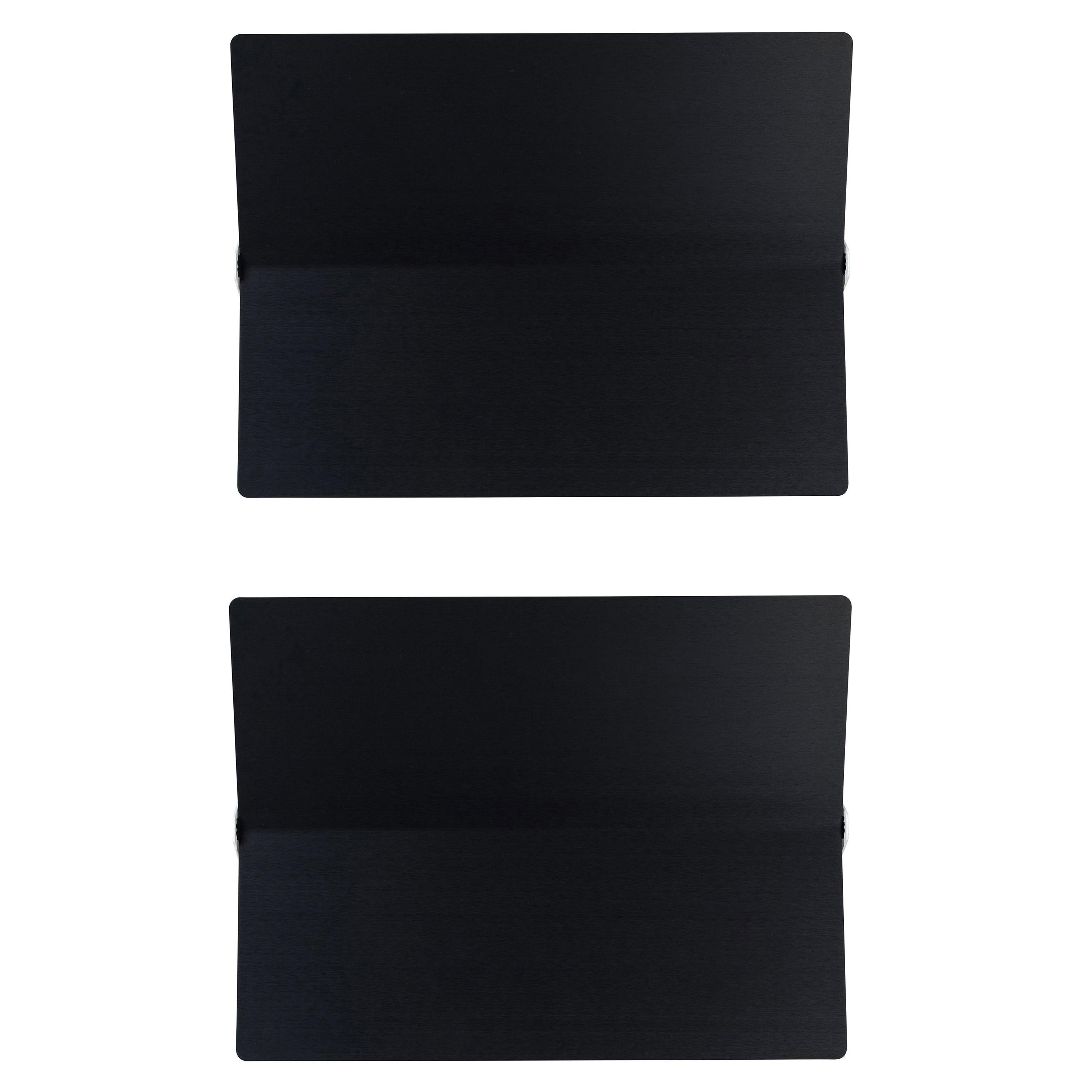 Aplique de pared grande Charlotte Perriand "Applique À Volet Pivotant Plié" en negro en venta