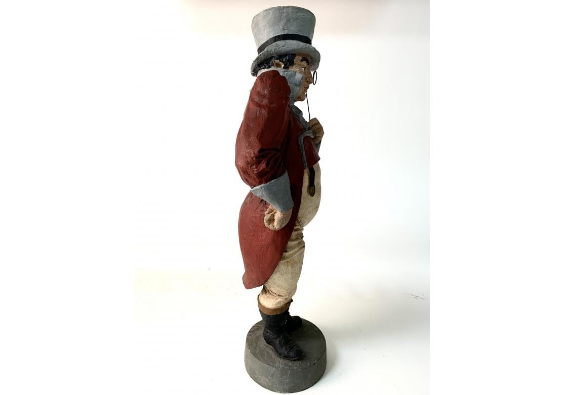 Large Charming Charles Dickens Style Decorative Figure For Sale 1