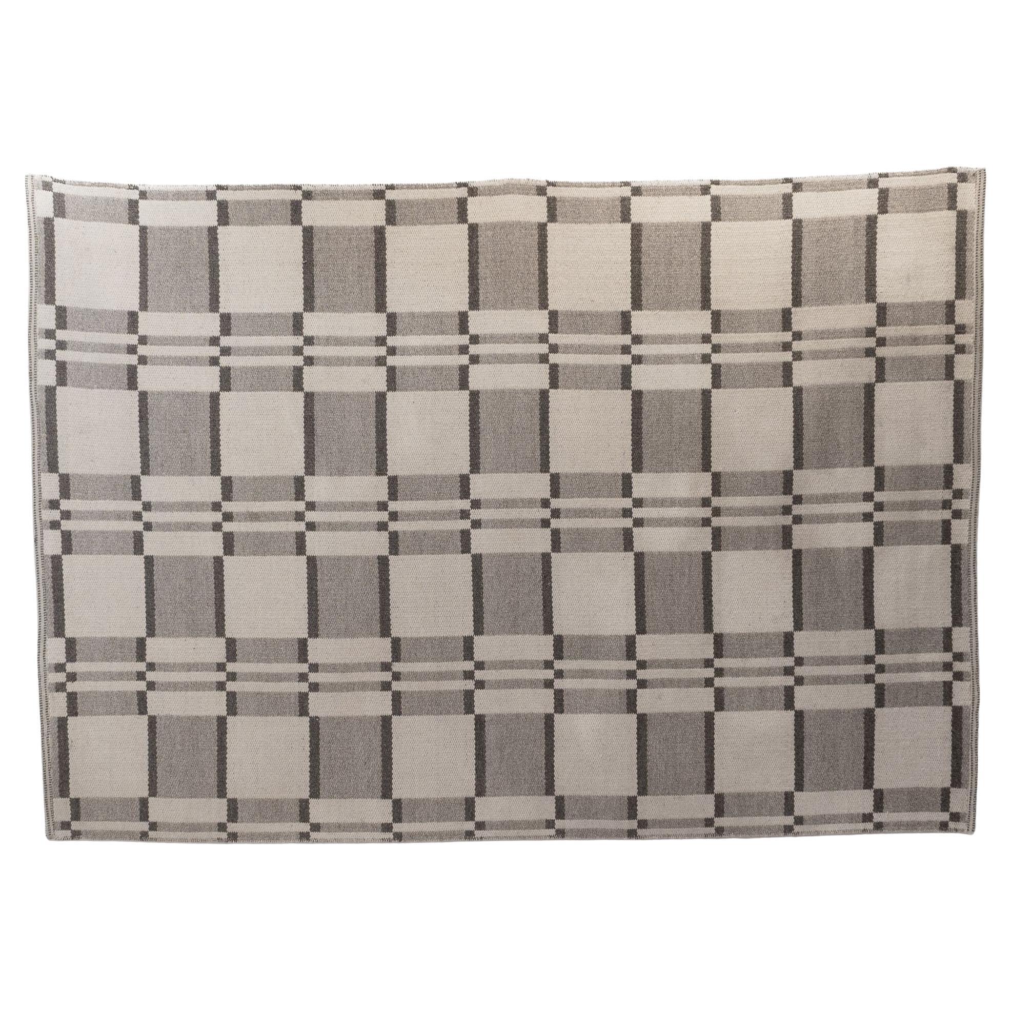Kilim sueco grande a cuadros