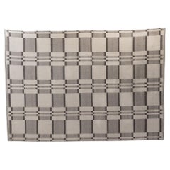 Large Chequered Swedish Kilim