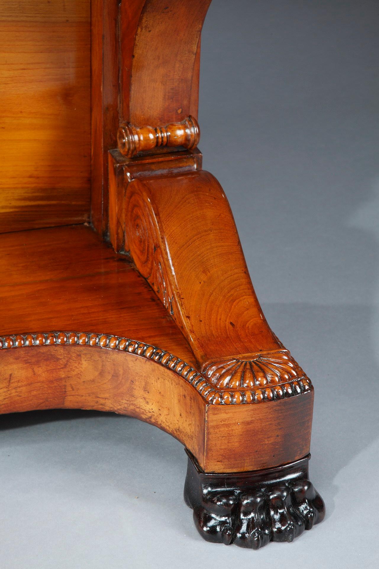 Large Cherry Wood Console, 19th Century For Sale 5