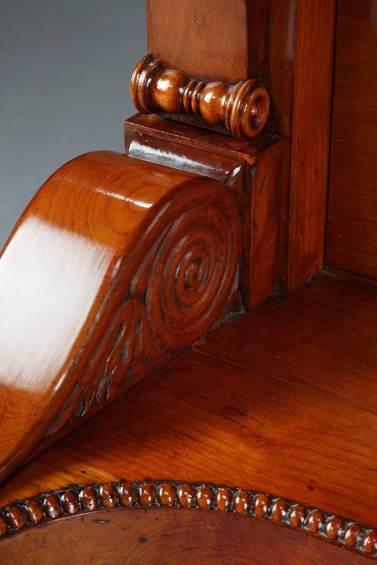 Large Cherry Wood Console, 19th Century For Sale 6