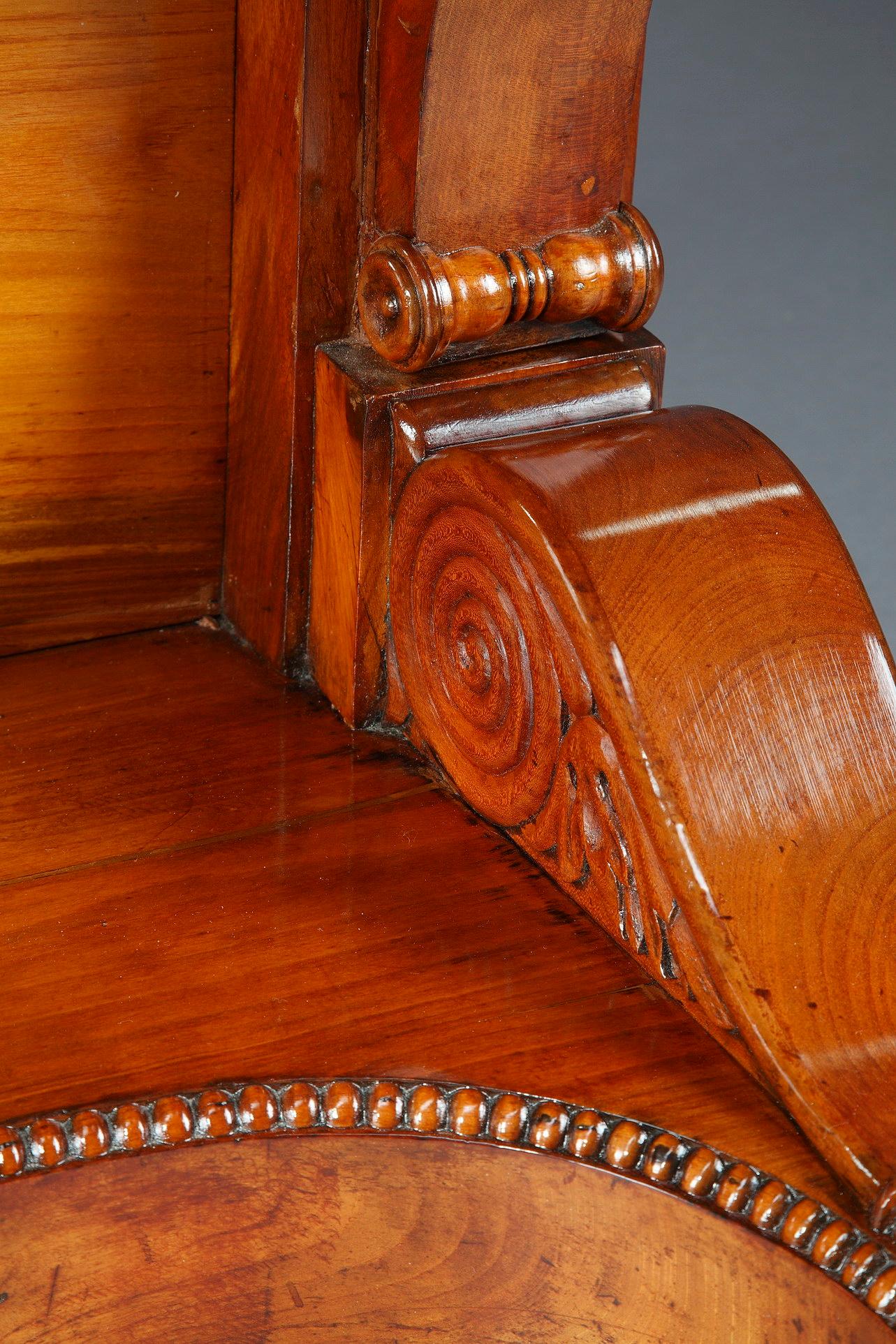 Large Cherry Wood Console, 19th Century For Sale 7