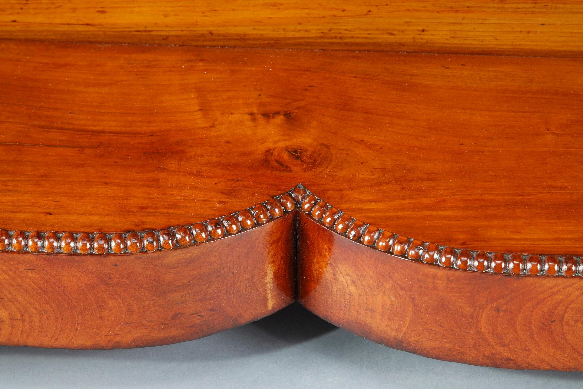 Large Cherry Wood Console, 19th Century For Sale 10