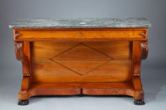 Large Cherry Wood Console, 19th Century