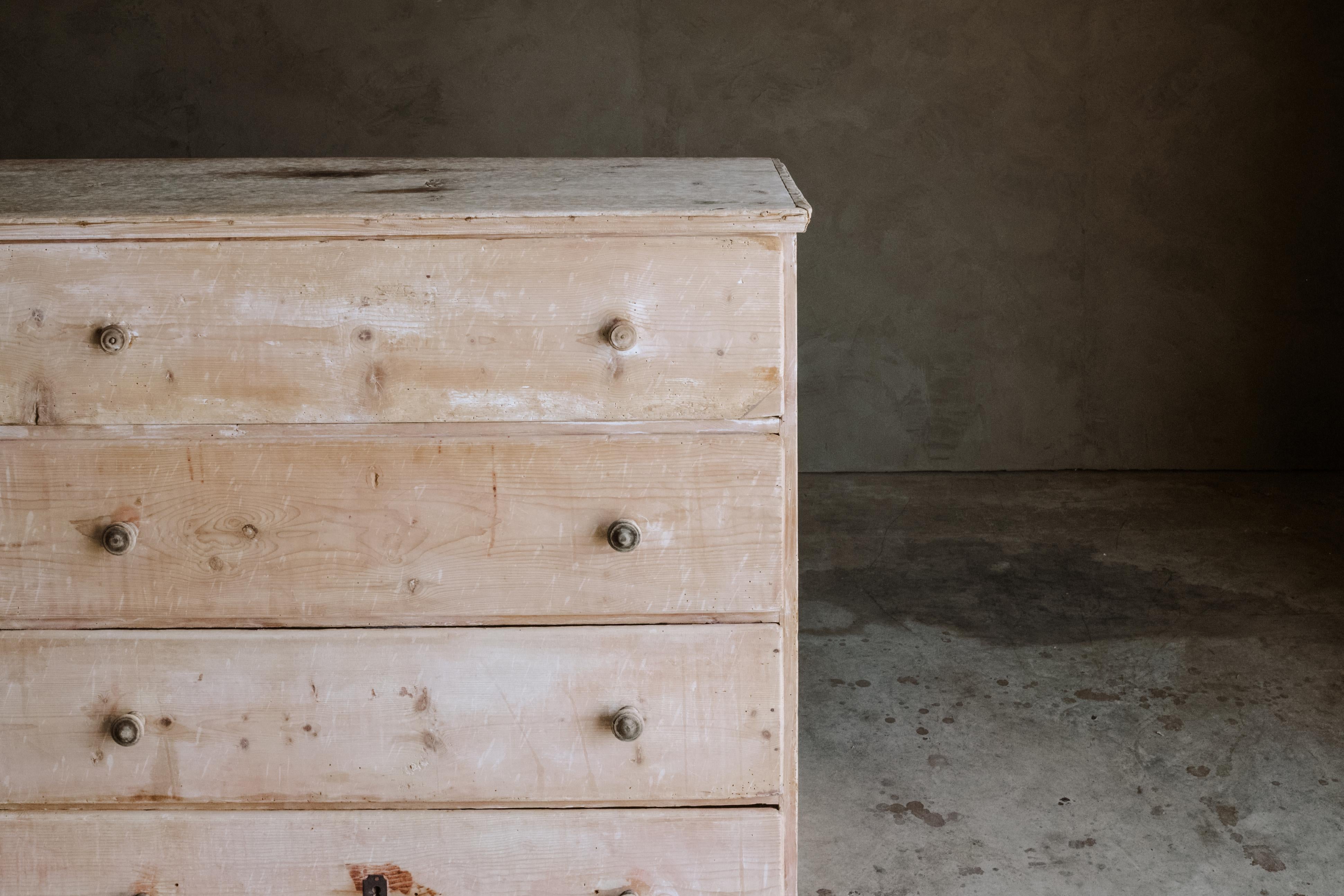 Large Chest of Drawers in Original Paint from Italy, circa 1880 In Good Condition In Nashville, TN