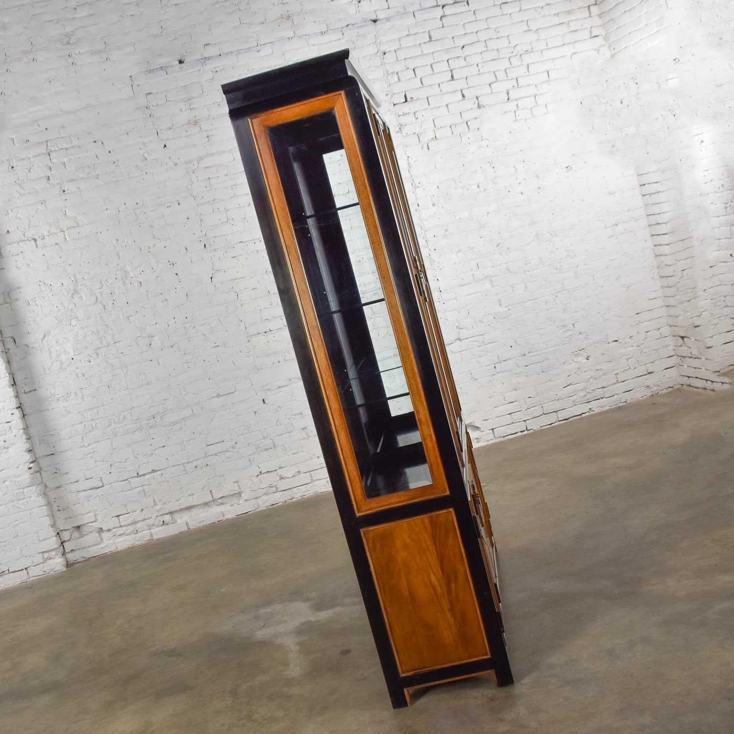 Large Chin Hua China Display Cabinet Bookcase by Raymond K. Sobota Century Furn 1