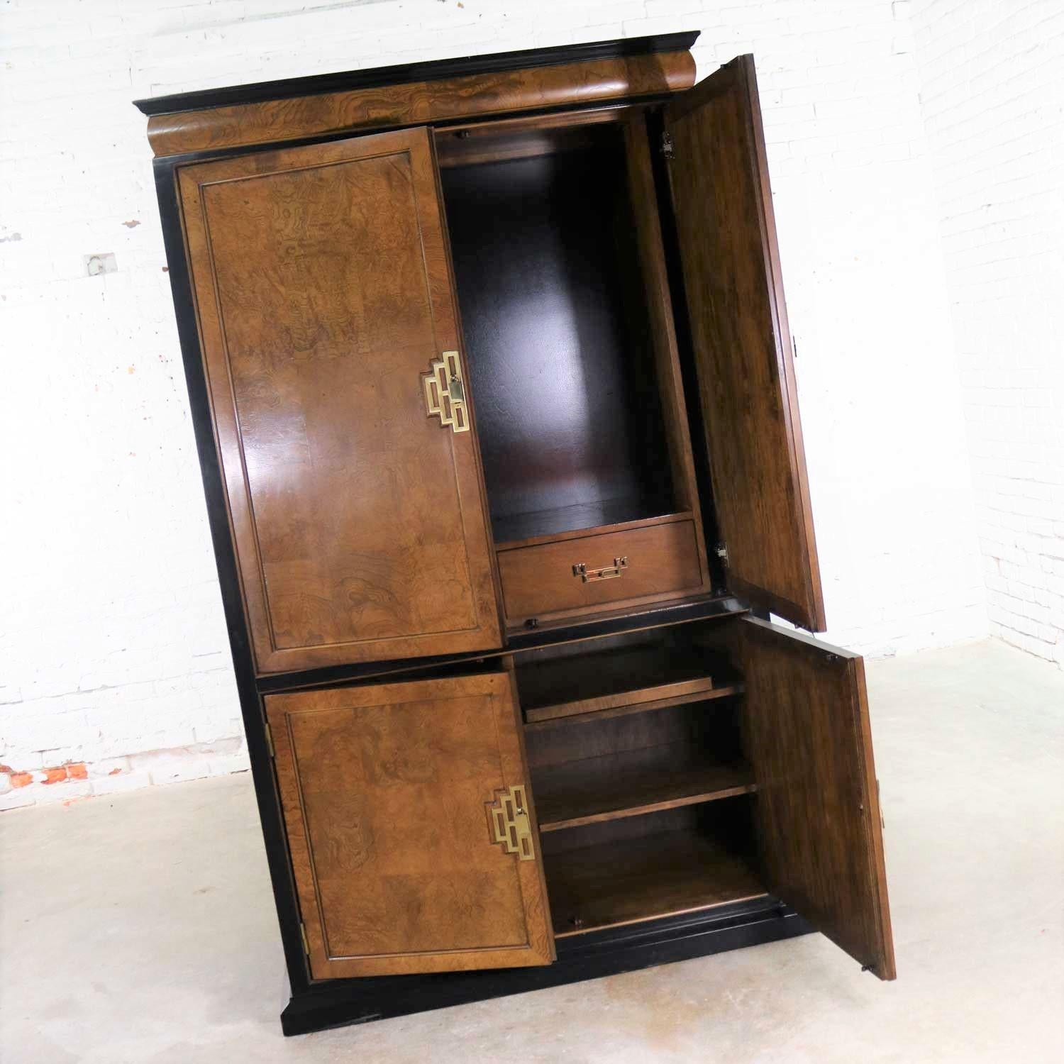 Large Chin Hua Raymond Sobota Entertainment Storage Armoire by Century Furniture In Good Condition In Topeka, KS