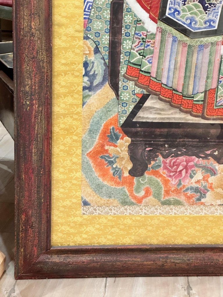 20th Century Large Chinese Ancestral Portrait For Sale