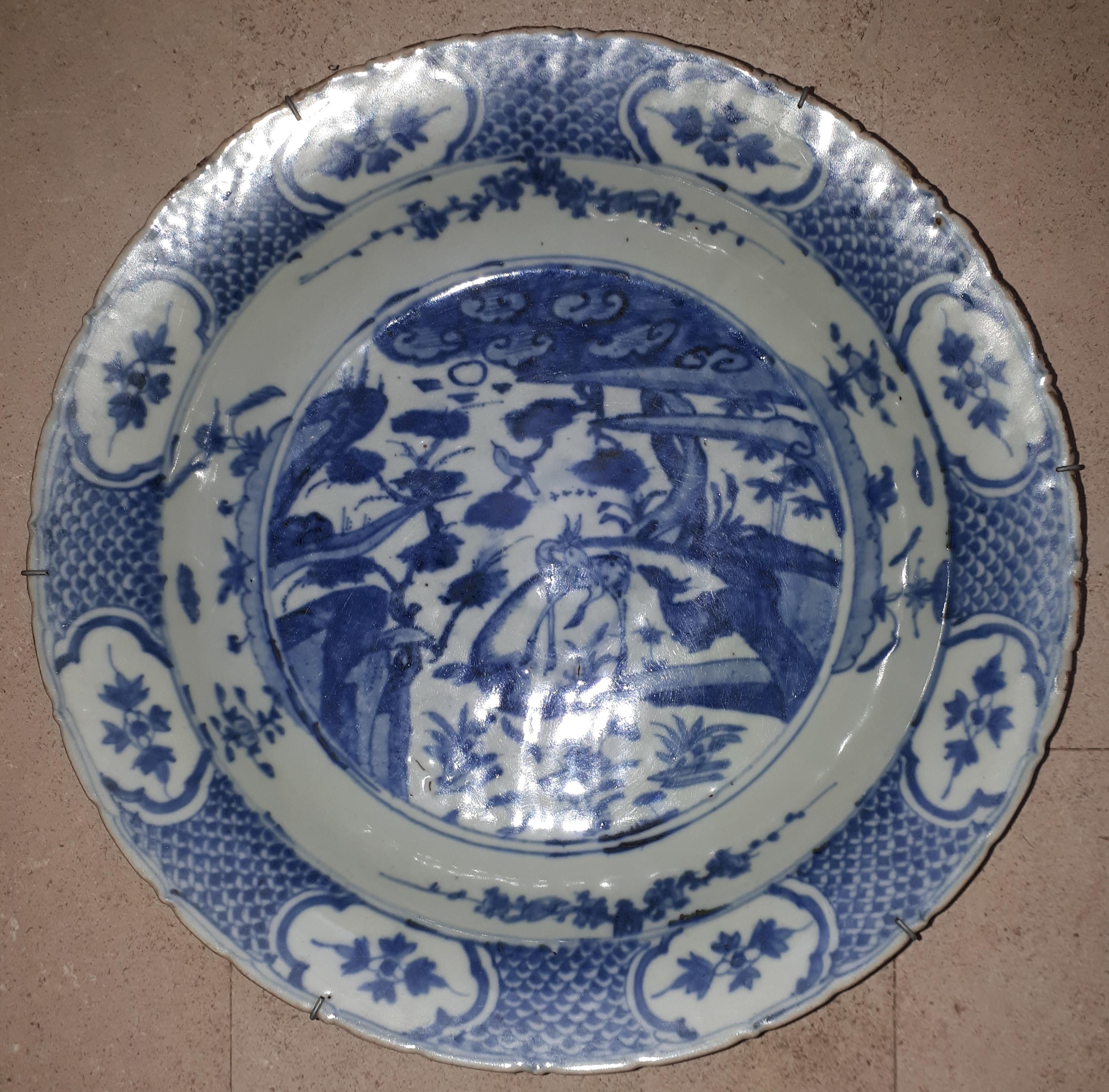 Large scalloped dish called 