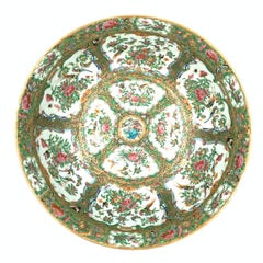 Large Chinese Canton Famille Rose Bowl, 19th Century