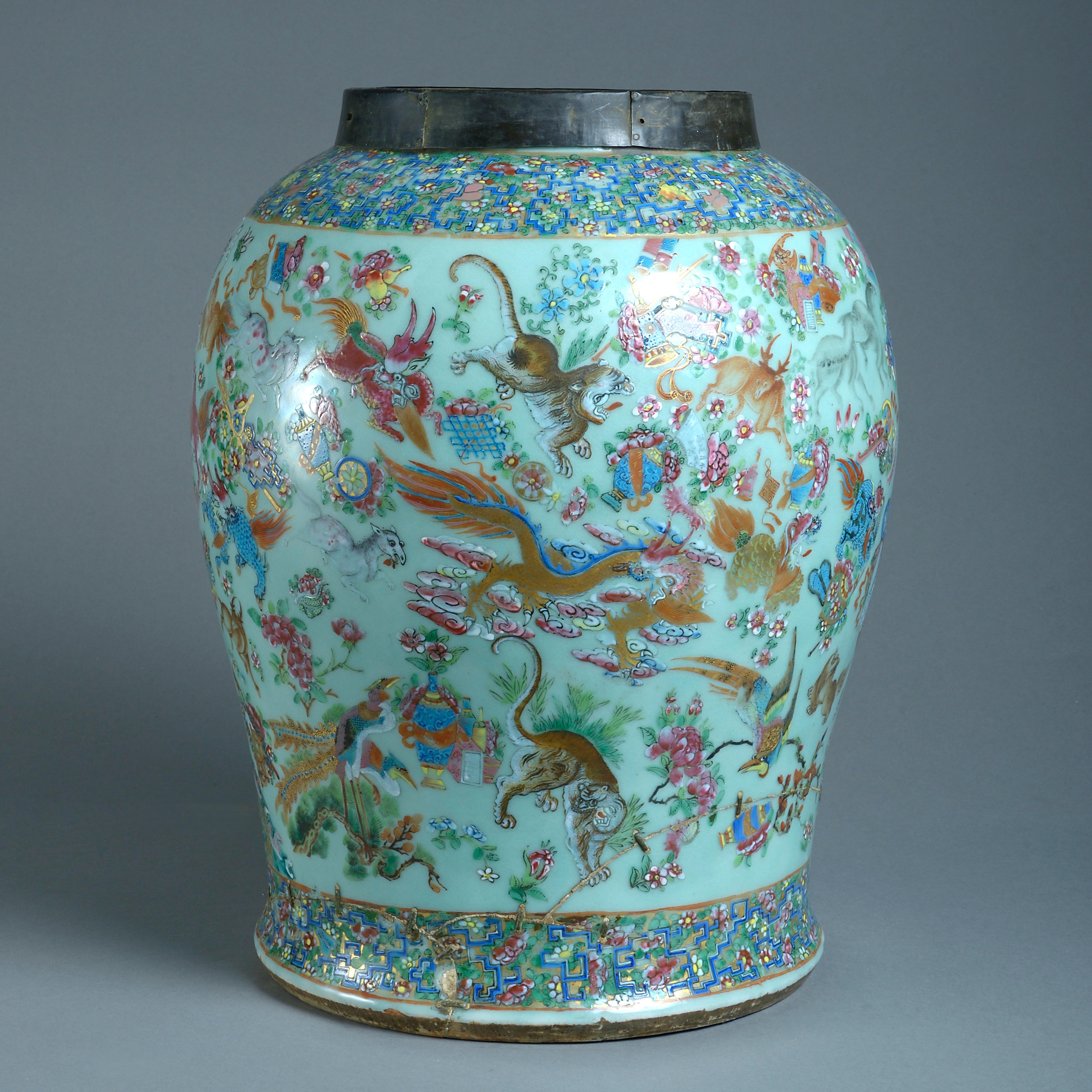 large chinese vase