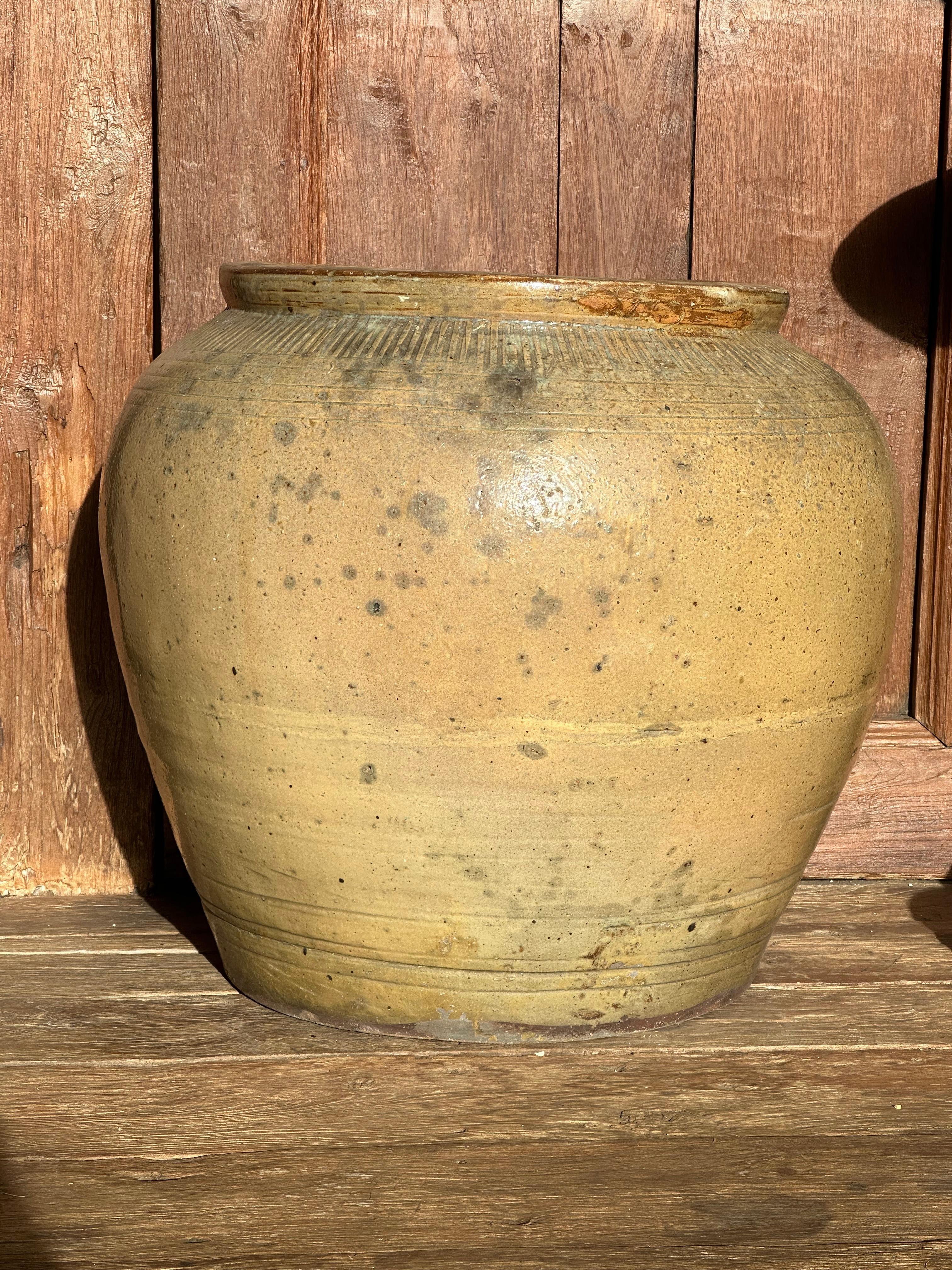 Qing Grande vaso cinese in ceramica Greene & Greene, 1950 ca. in vendita