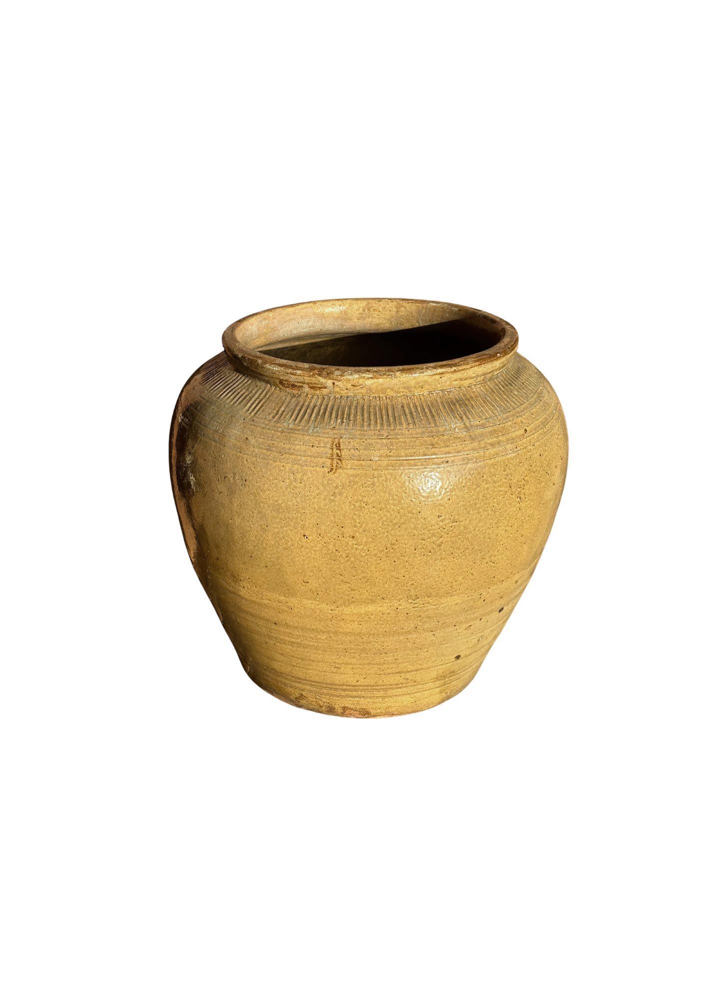 Smaltato Grande vaso cinese in ceramica Greene & Greene, 1950 ca. in vendita
