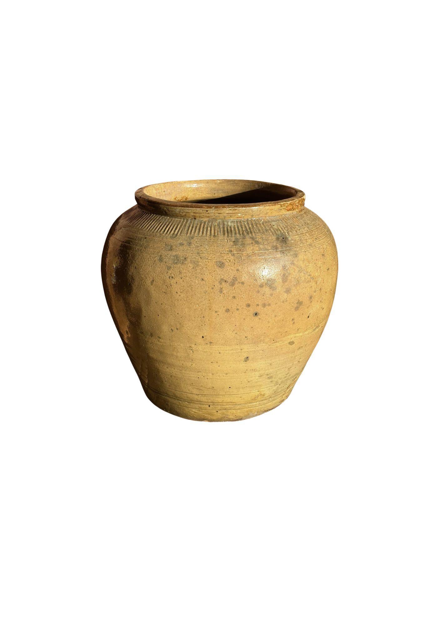 Metà XX secolo Grande vaso cinese in ceramica Greene & Greene, 1950 ca. in vendita