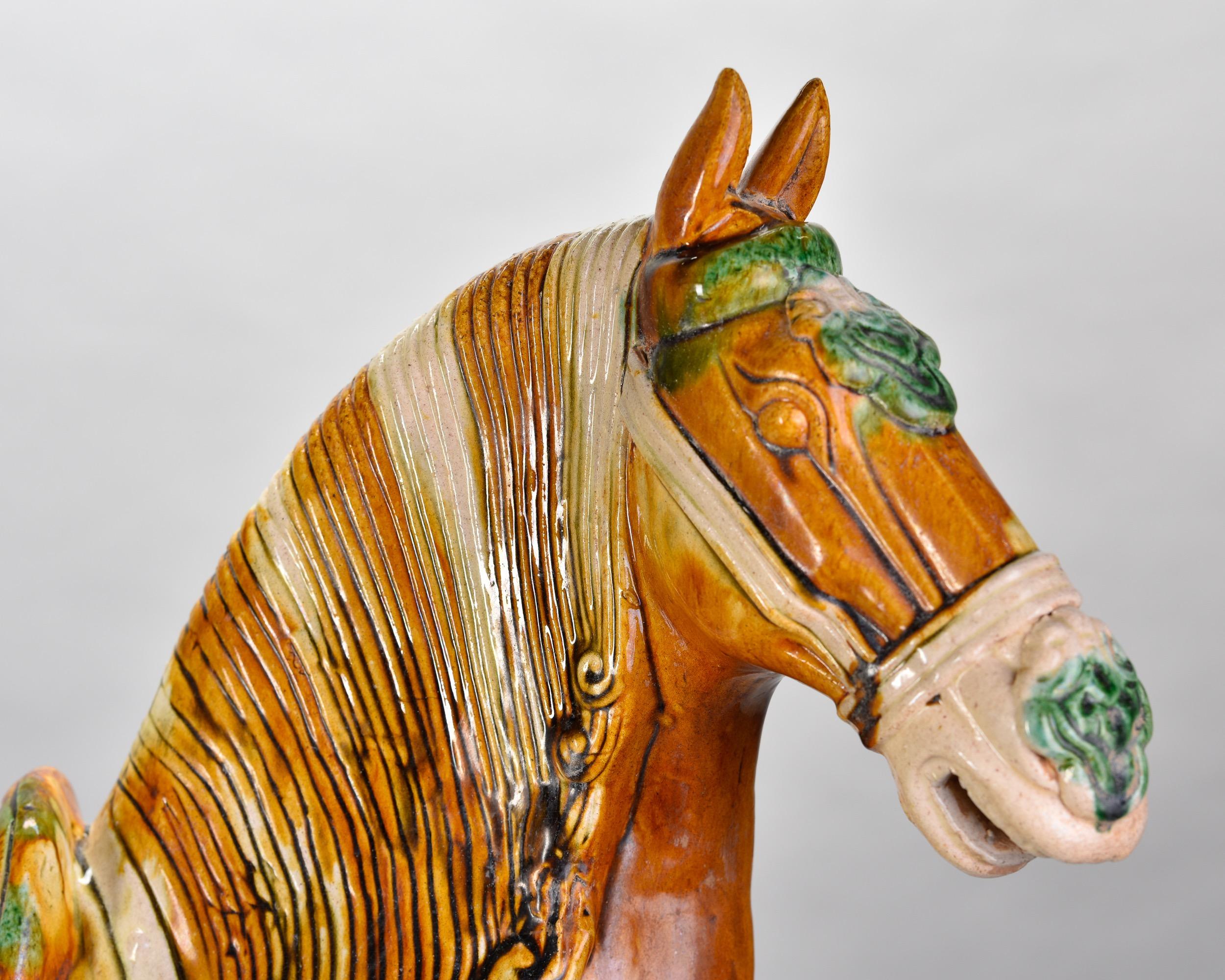 Large Chinese Ceramic Tang Horse For Sale 6