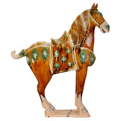 Large Chinese Ceramic Tang Horse