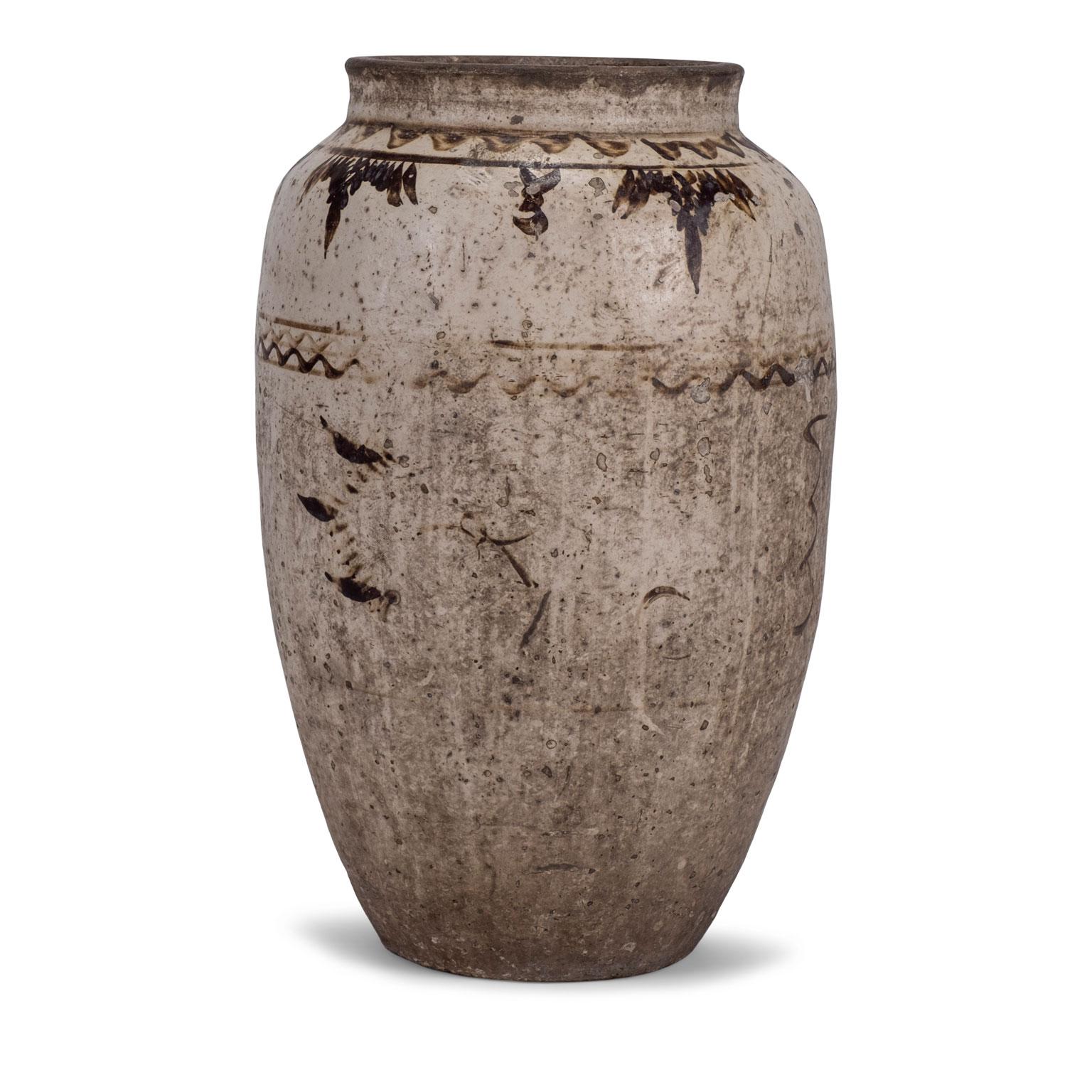Large Chinese Cizhou Stoneware Wine Jar 3