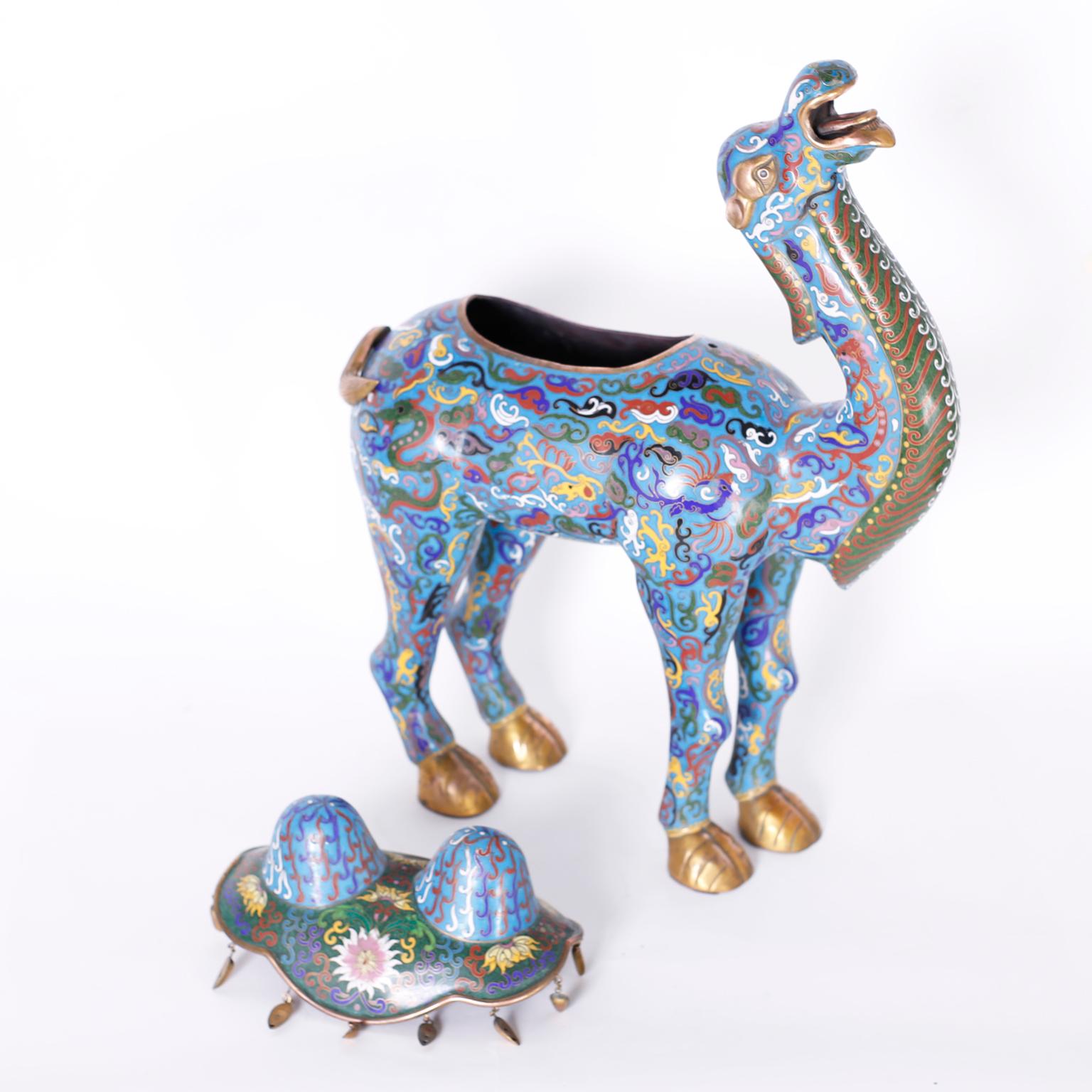 Large Chinese Cloisonne Camel 1