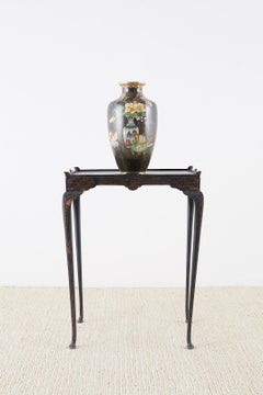 Large Chinese Cloisonné Vase with Floral Decoration