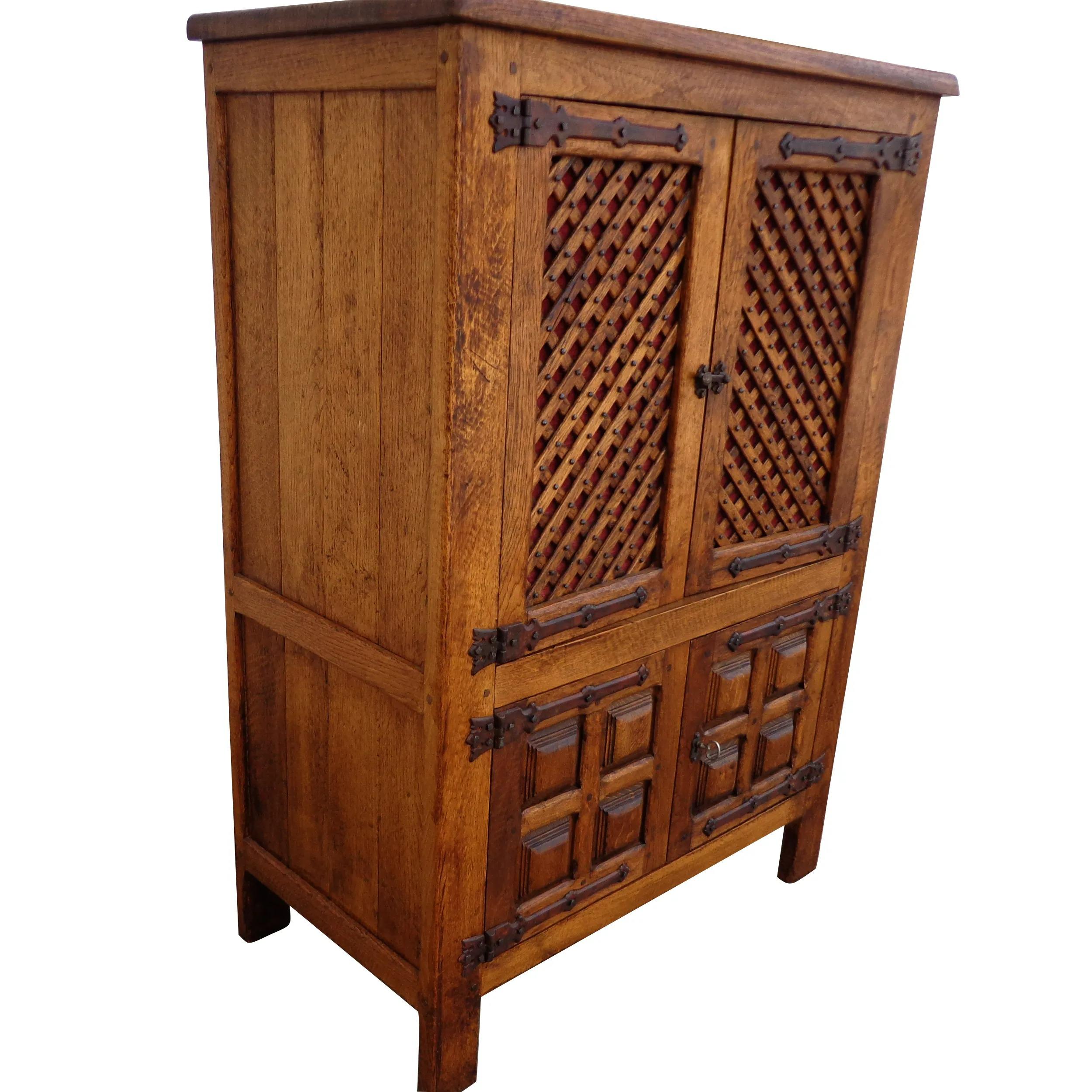 Rustic Large Chinese Country Cabinet For Sale