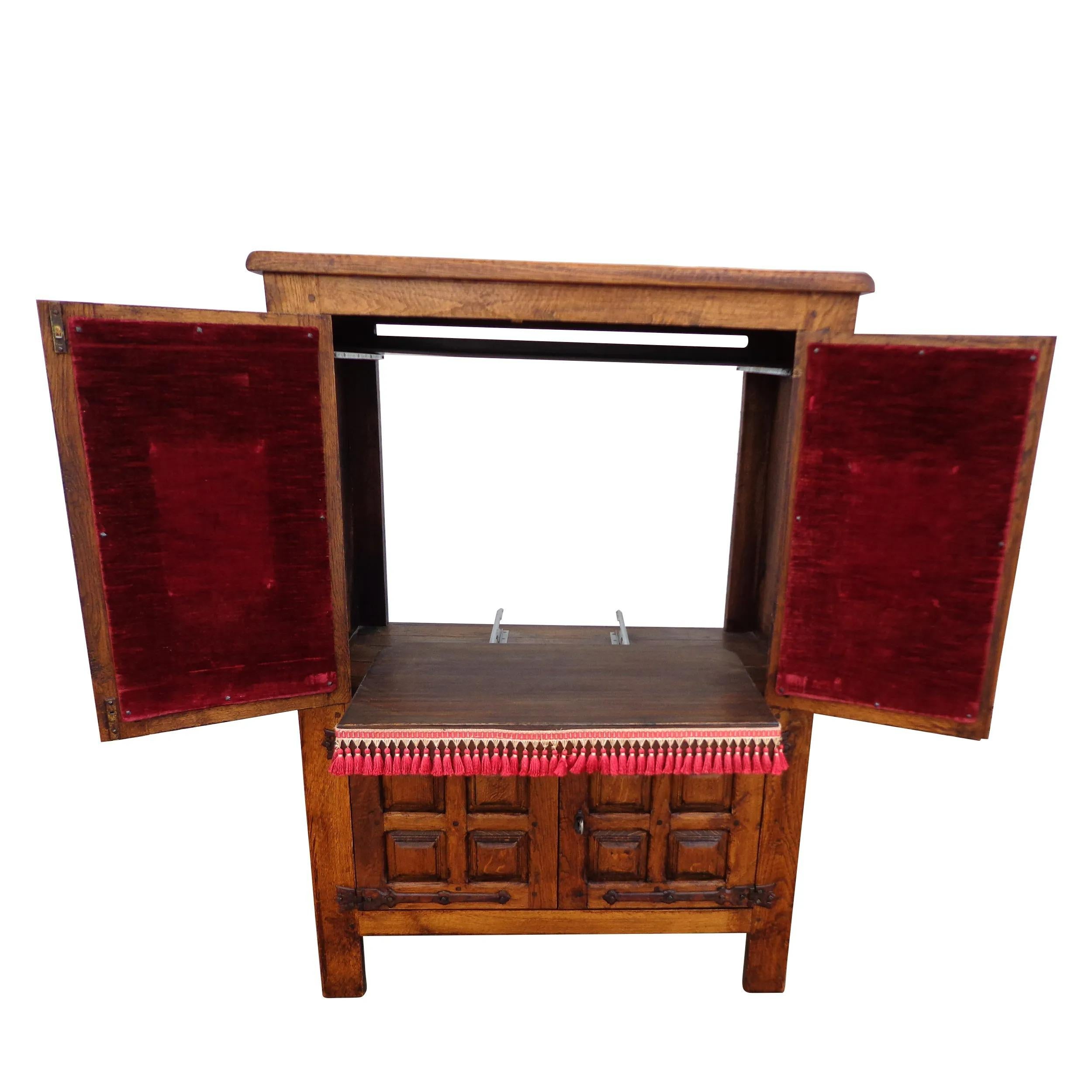 Contemporary Large Chinese Country Cabinet For Sale