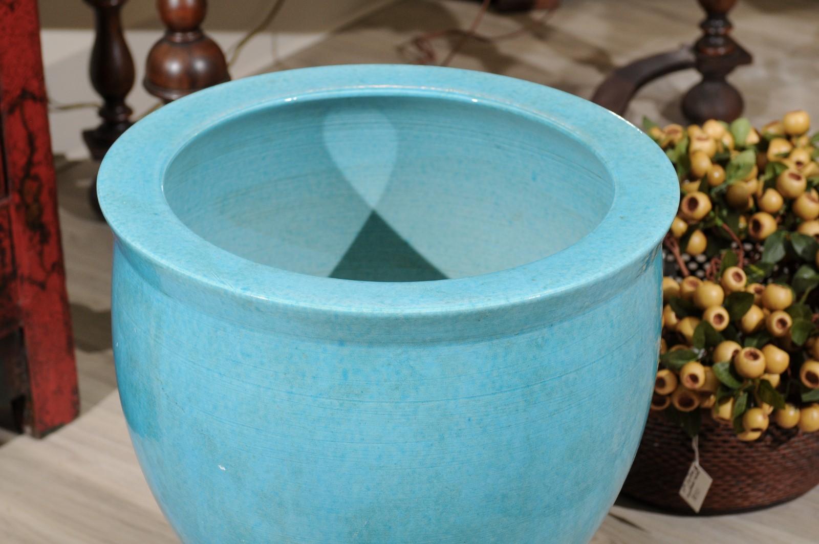 Ceramic Large Chinese Export Planter For Sale
