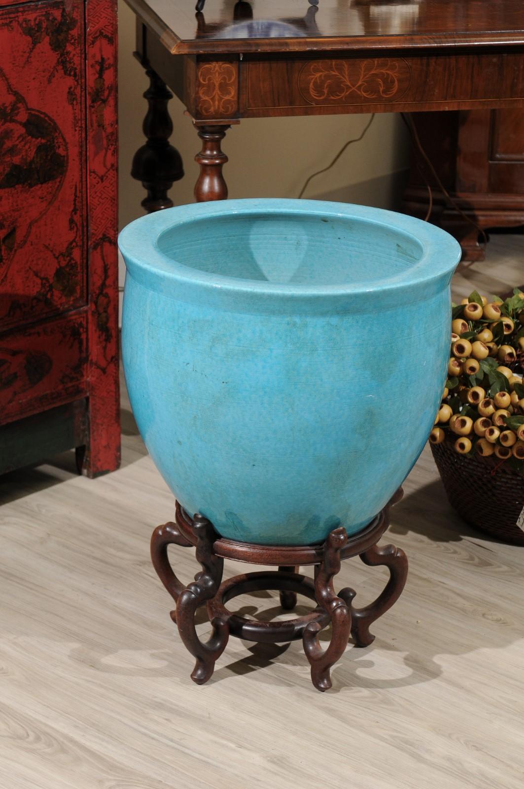 Large Chinese Export Planter For Sale 3