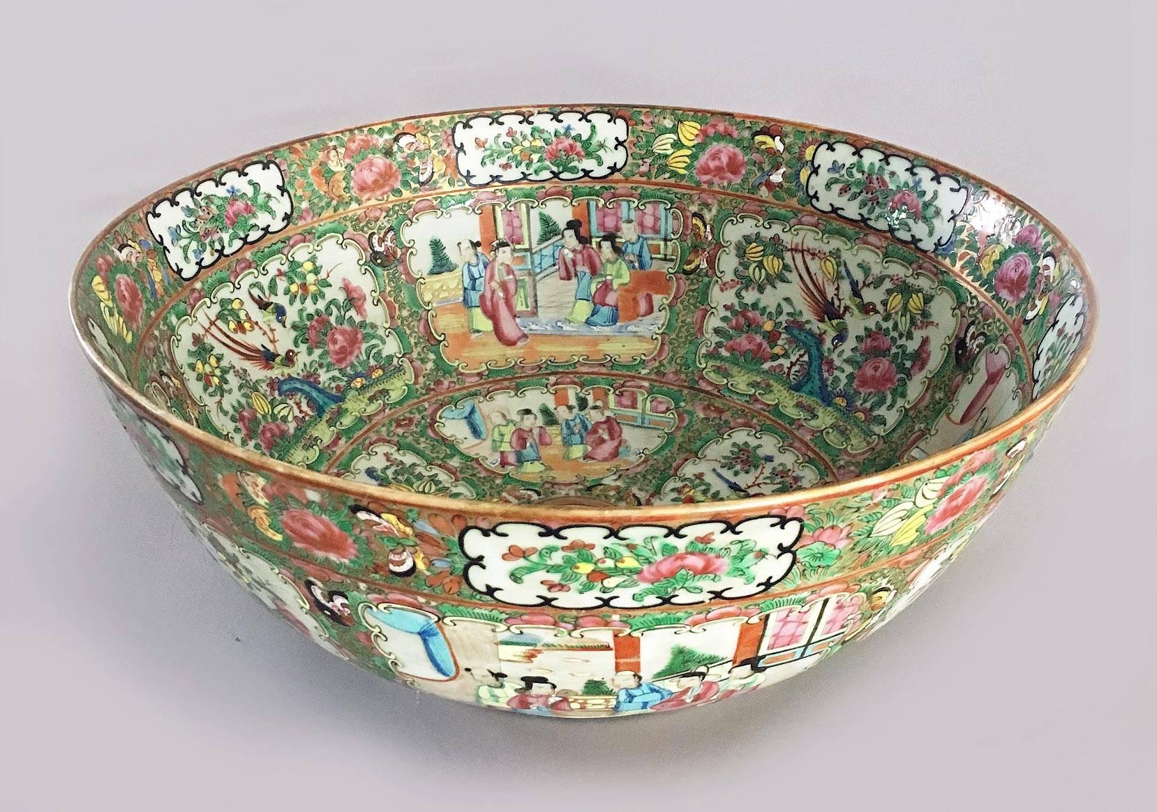 rose medallion bowl