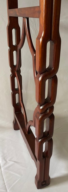 Large Chinese Hand Carved Dragon Altar Table or Rosewood Entry Table