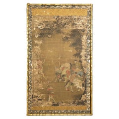 Large Chinese Hand Painted Art on Silk Late 1700’s