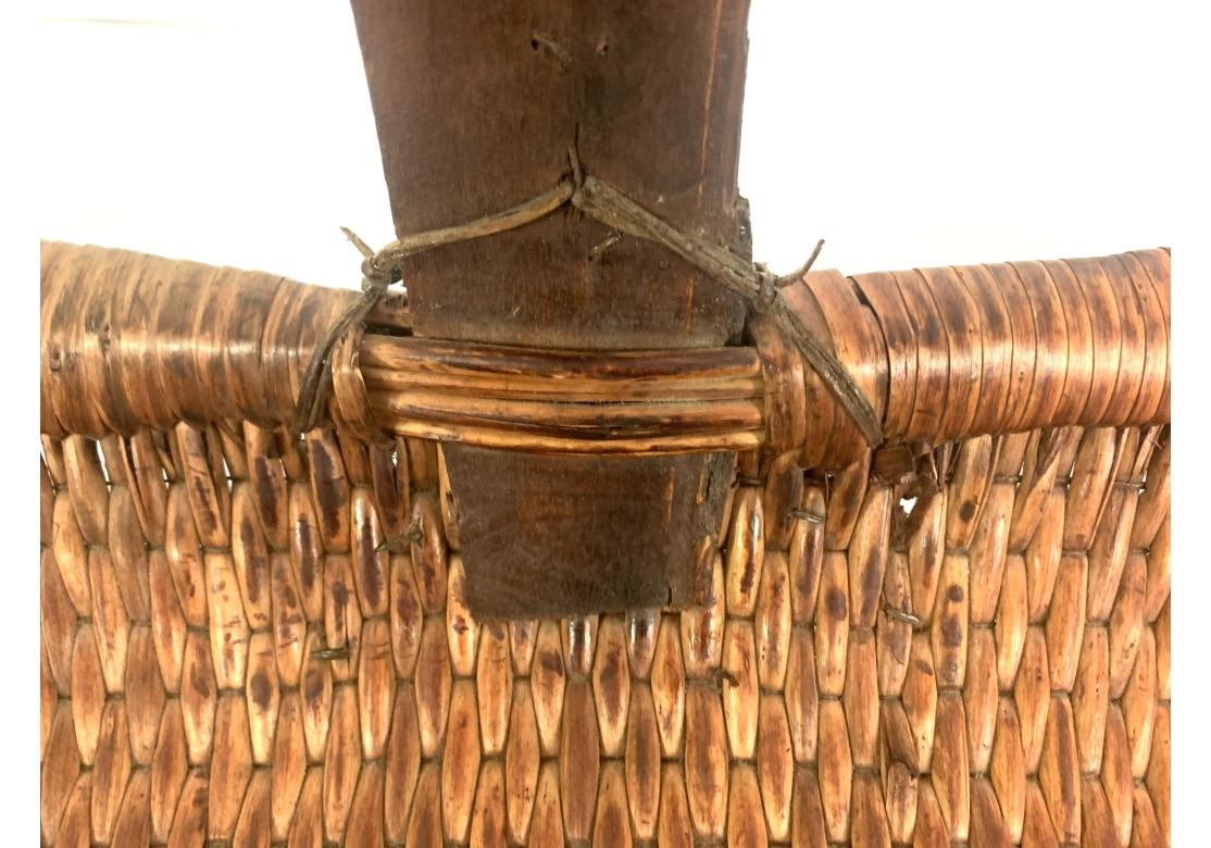Cesta grande china tejida a mano en venta 2