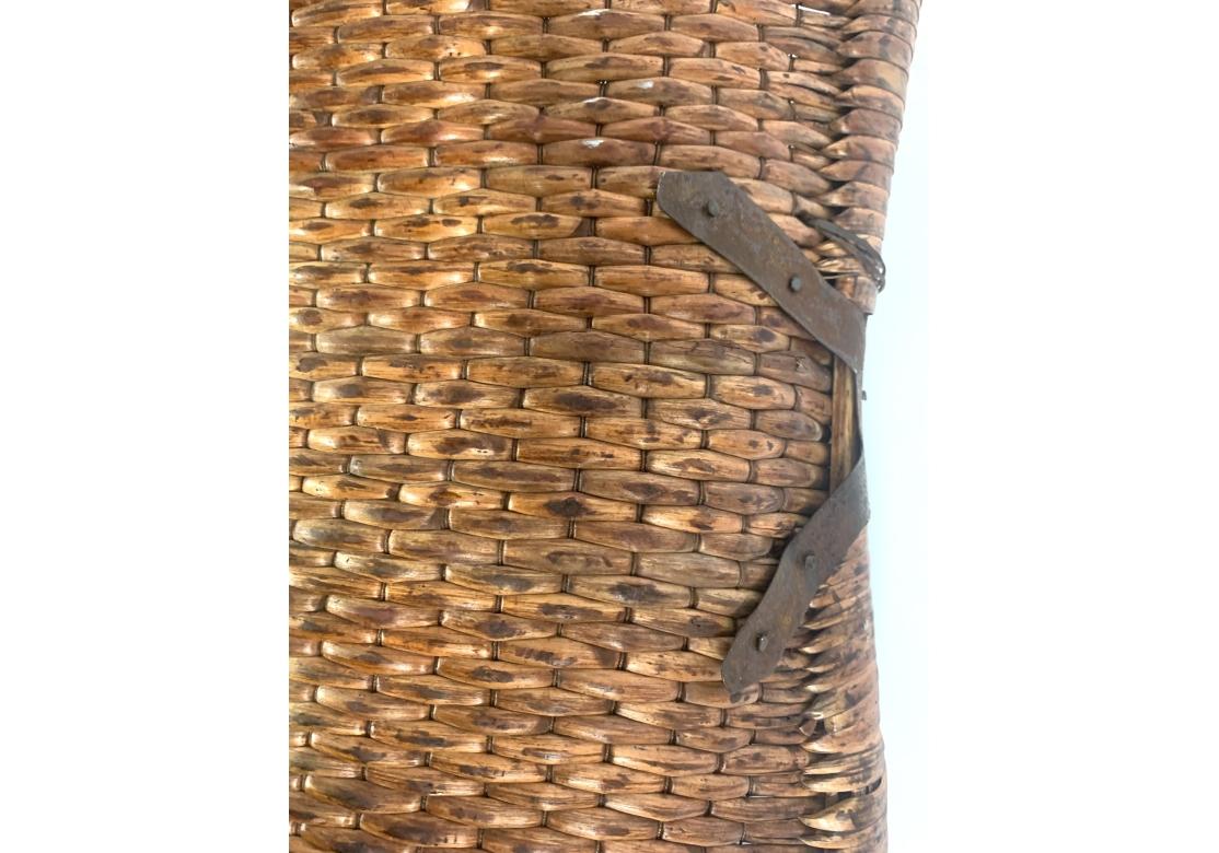 Cesta grande china tejida a mano en venta 9