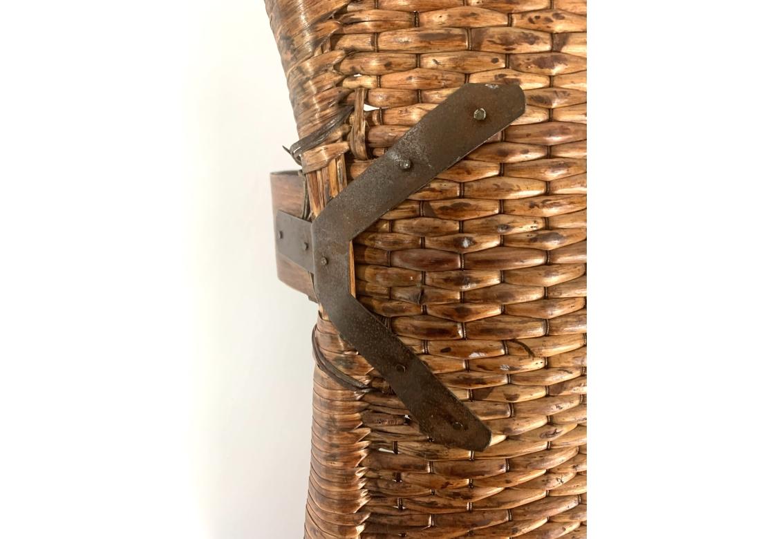 Cesta grande china tejida a mano en venta 12