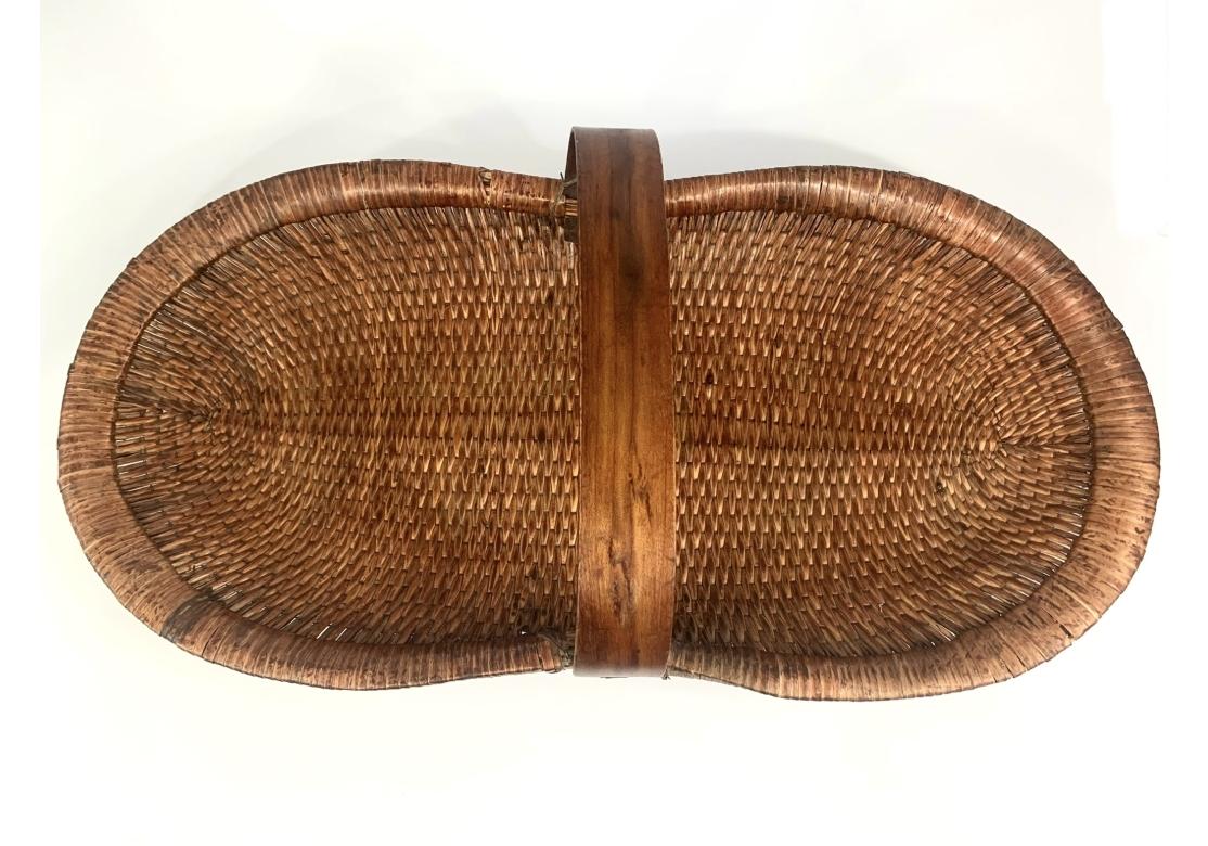 Cesta grande china tejida a mano Tejido a mano en venta