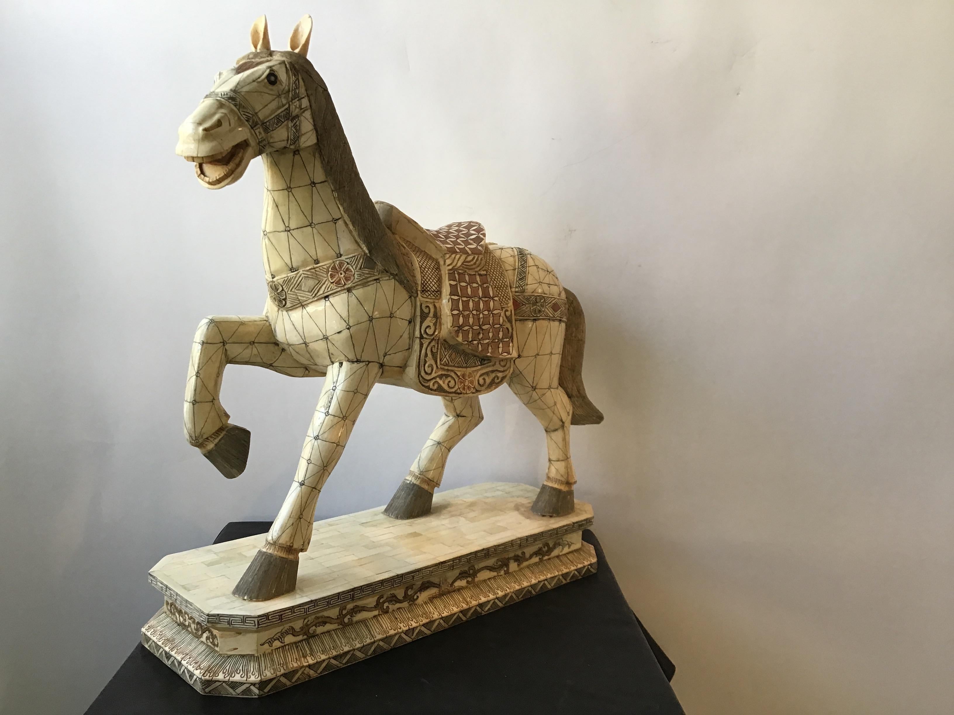 bone china horse figurines