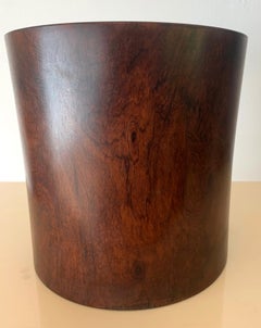 Large Chinese Huanghuali Wood Brush Pen Holder