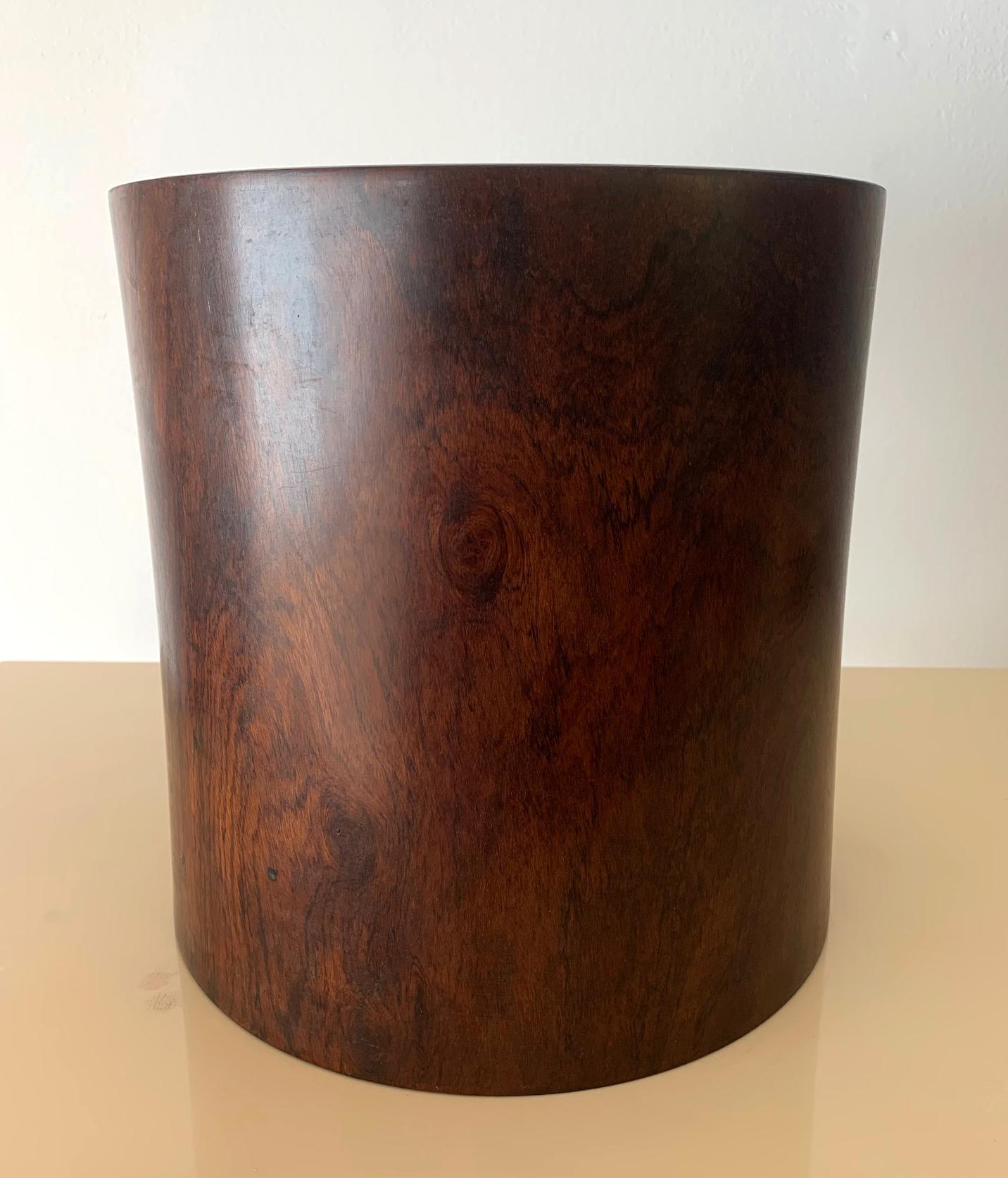 19th Century Large Chinese Huanghuali Wood Brush Pen Holder