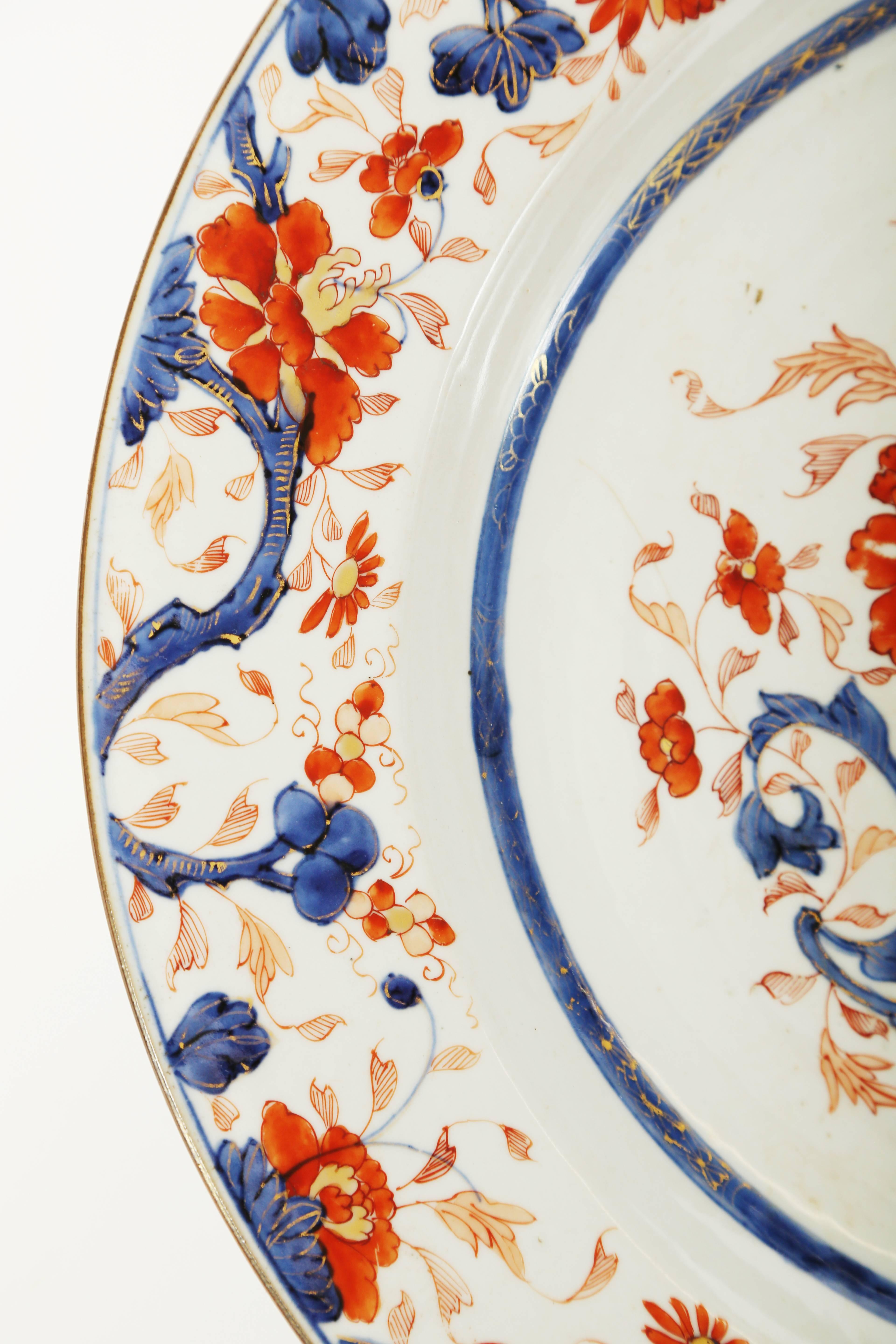 Chinese Export Porcelain Charger in the Chinese Imari Pattern from The Elinor Gordon Collection