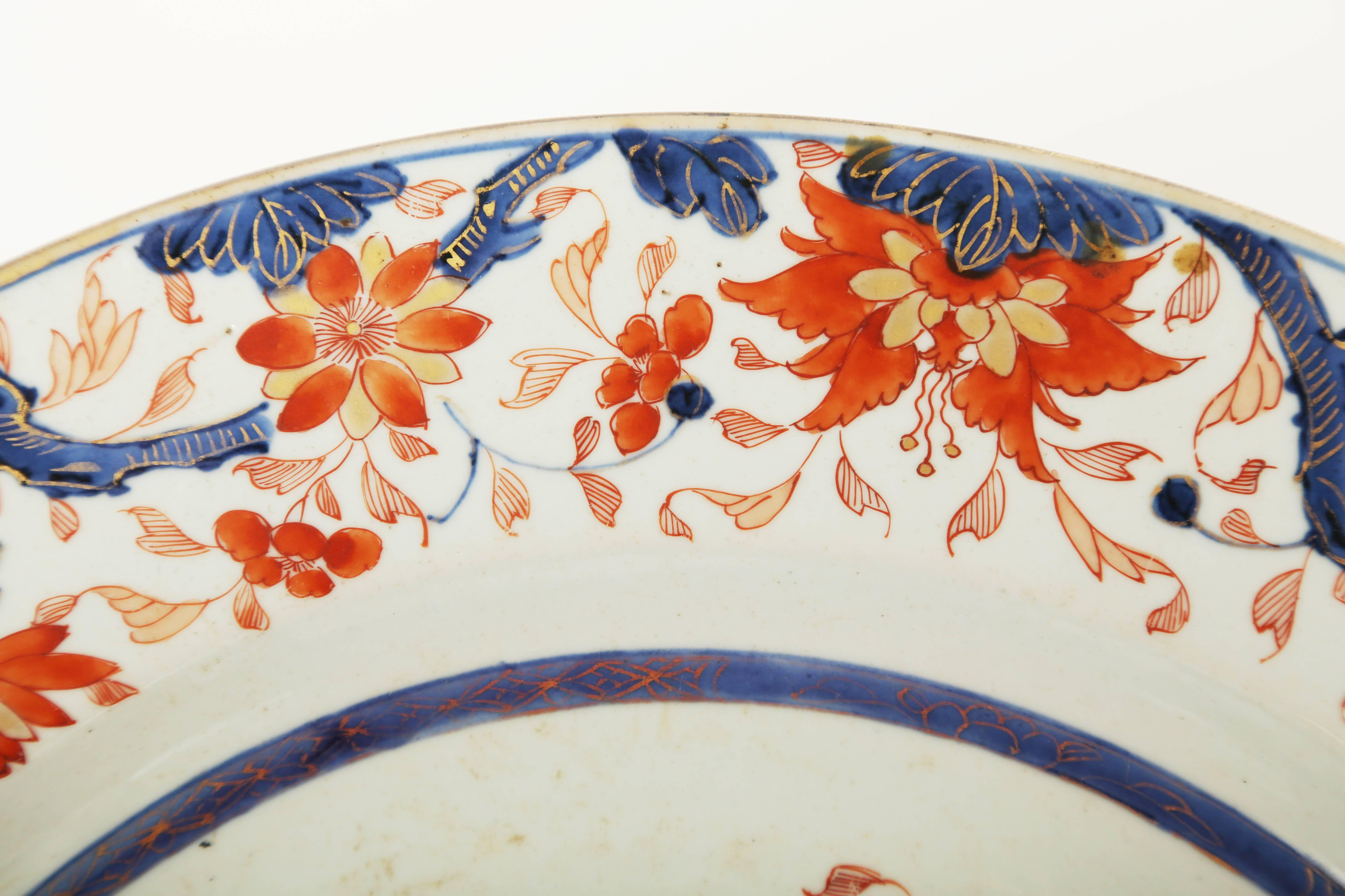 18th Century Porcelain Charger in the Chinese Imari Pattern from The Elinor Gordon Collection